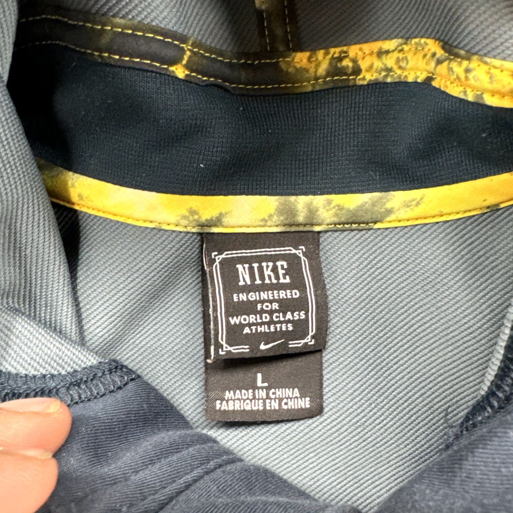 Nike Nike Tech Fleece Zip Hoodie Mens Storm Fit Water Resistant Blue L Sweatshirt Hoodie Full Zip Logo Storm Nike Sportswear Shirt Jacket Size US L / EU 52-54 / 3 - 3 Thumbnail