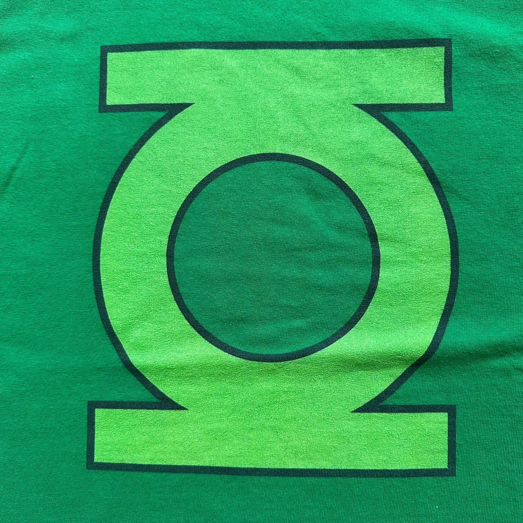 DC Comics Vintage Y2K DC Comics Green Lantern Emblem T-Shirt Size US L / EU 52-54 / 3 - 2 Thumbnail