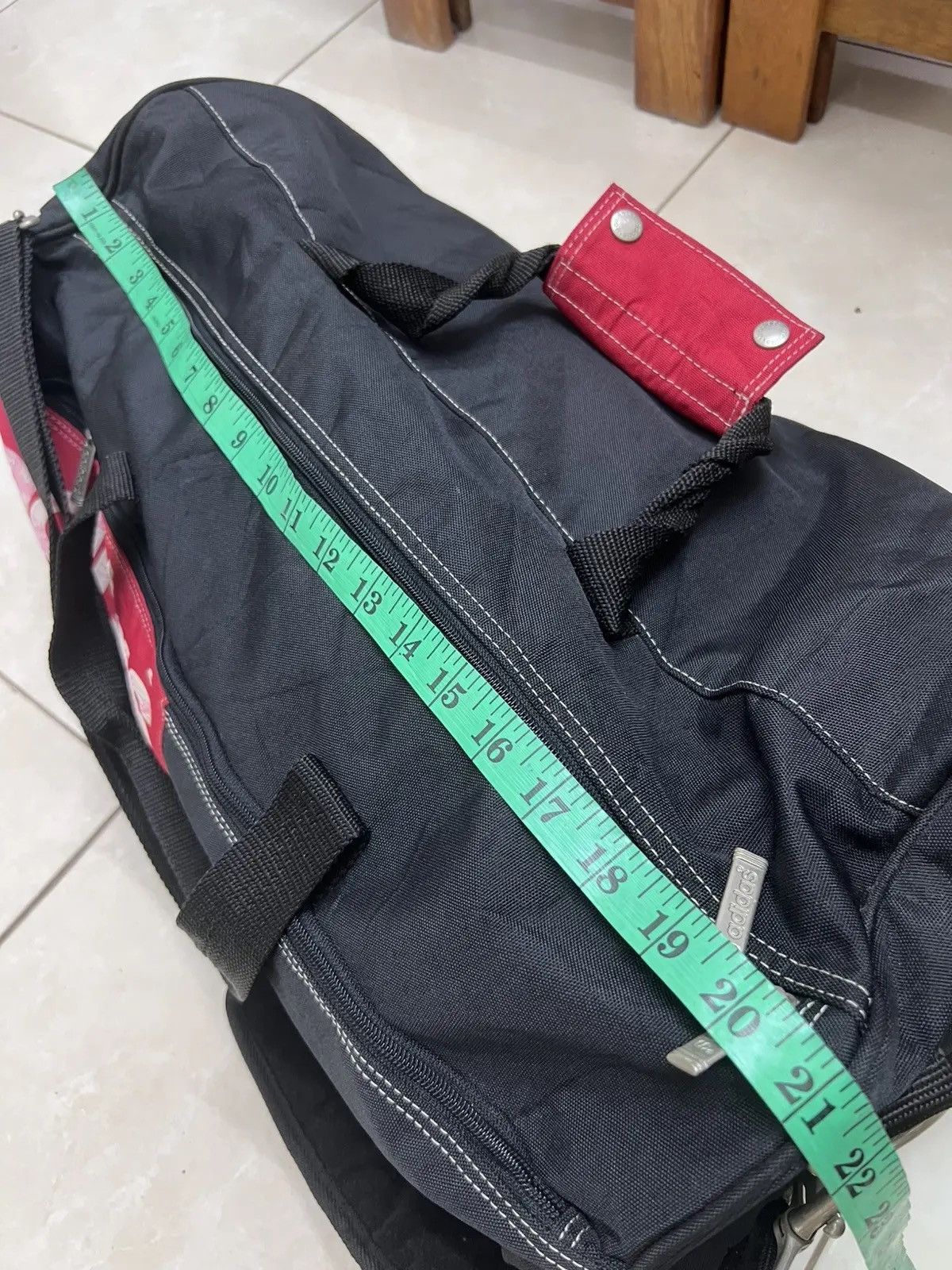 Adidas Vintage Adidas Bag Duffle Travel Bag Size ONE SIZE - 10 Thumbnail