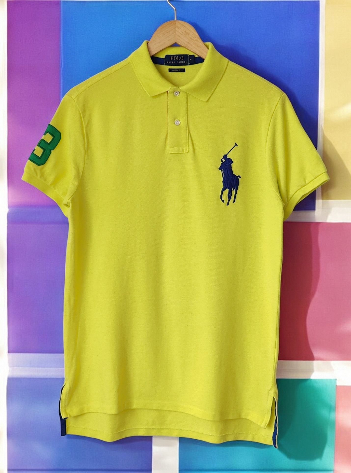 Polo Ralph Lauren Ralph Lauren Polo Chief Keef Big Pony Acid Polo Tshirt Size US M / EU 48-50 / 2 - 1 Thumbnail