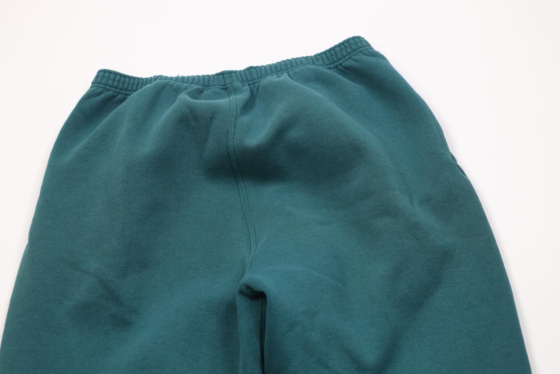 Vintage Vintage 90s Streetwear Blank Sweatpants Joggers Pants Green Size 28" / US 6 / IT 42 - 12 Thumbnail