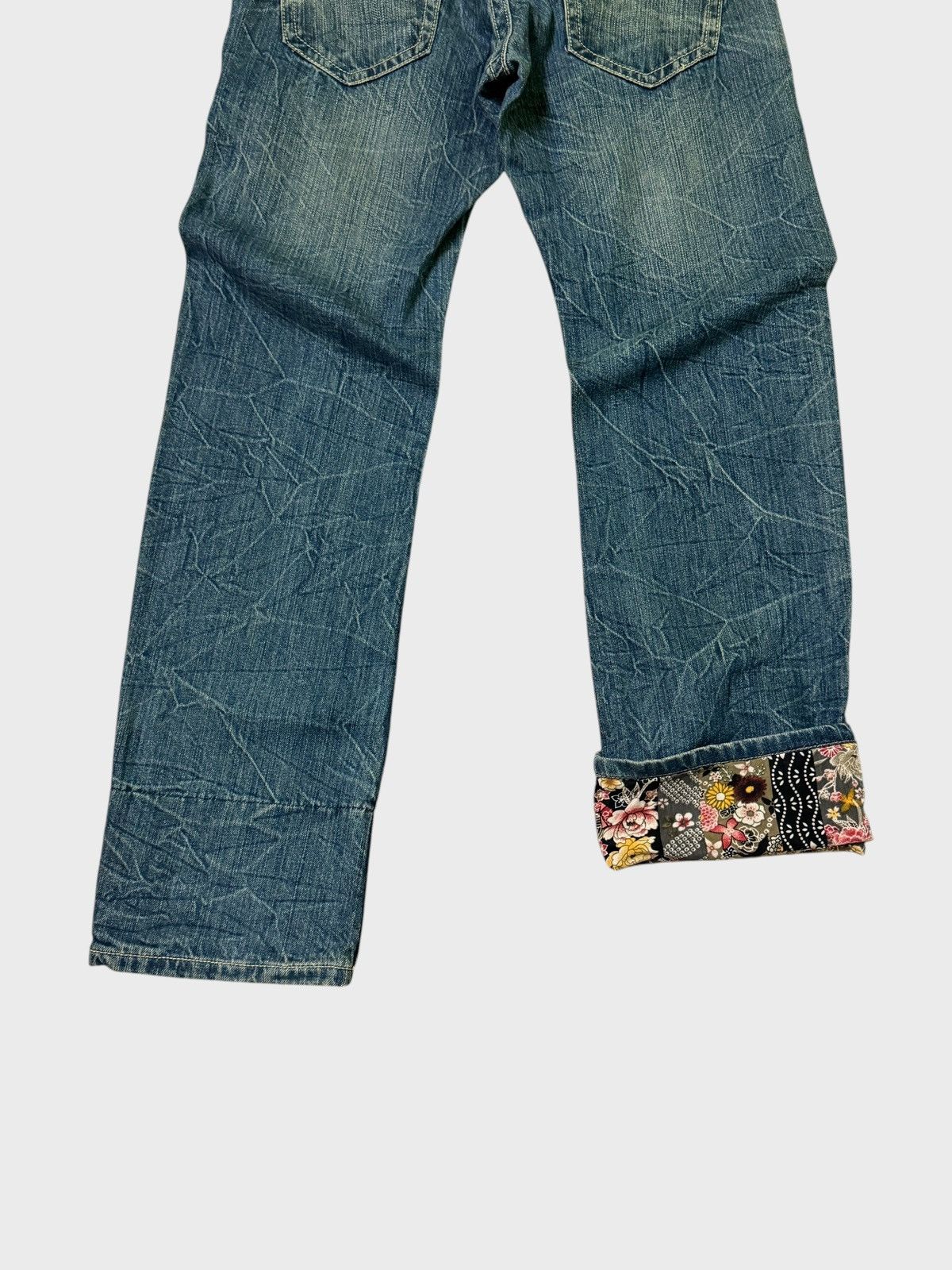 Japanese Brand VINTAGE RARE JAPANESE FLORAL DESIGN PROLETA RE ART STYLE Size US 28 / EU 44 - 13 Thumbnail