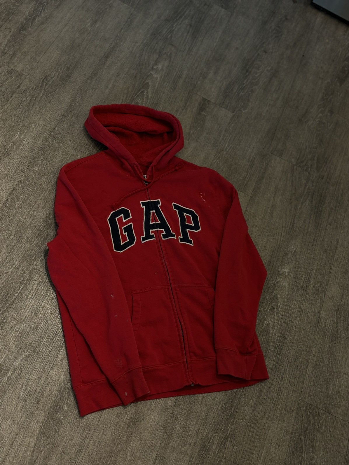Gap × Vintage Red Gap Hoodie Size US L / EU 52-54 / 3 - 1 Thumbnail