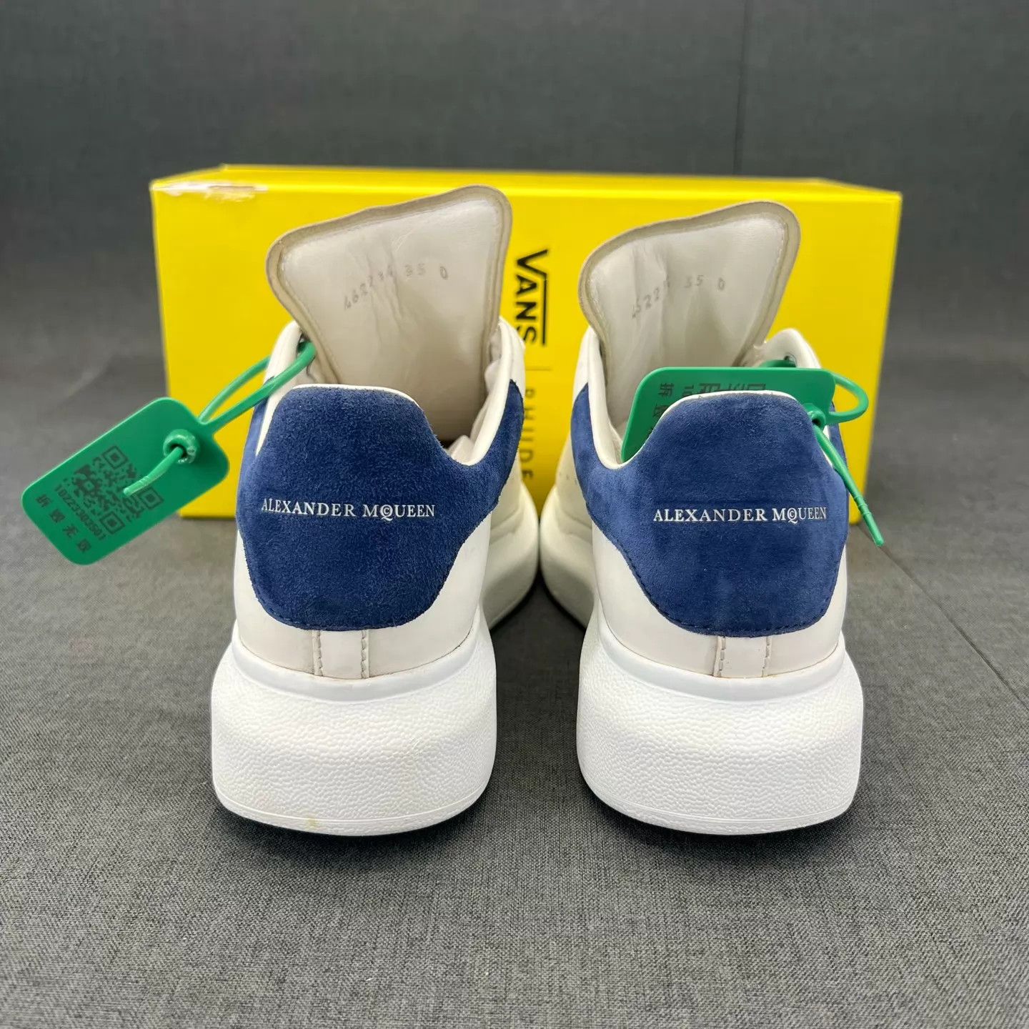 Alexander McQueen McQ white/blue with blue tail shoes EU35 like new Size US 4.5 / IT 34.5 - 6 Thumbnail