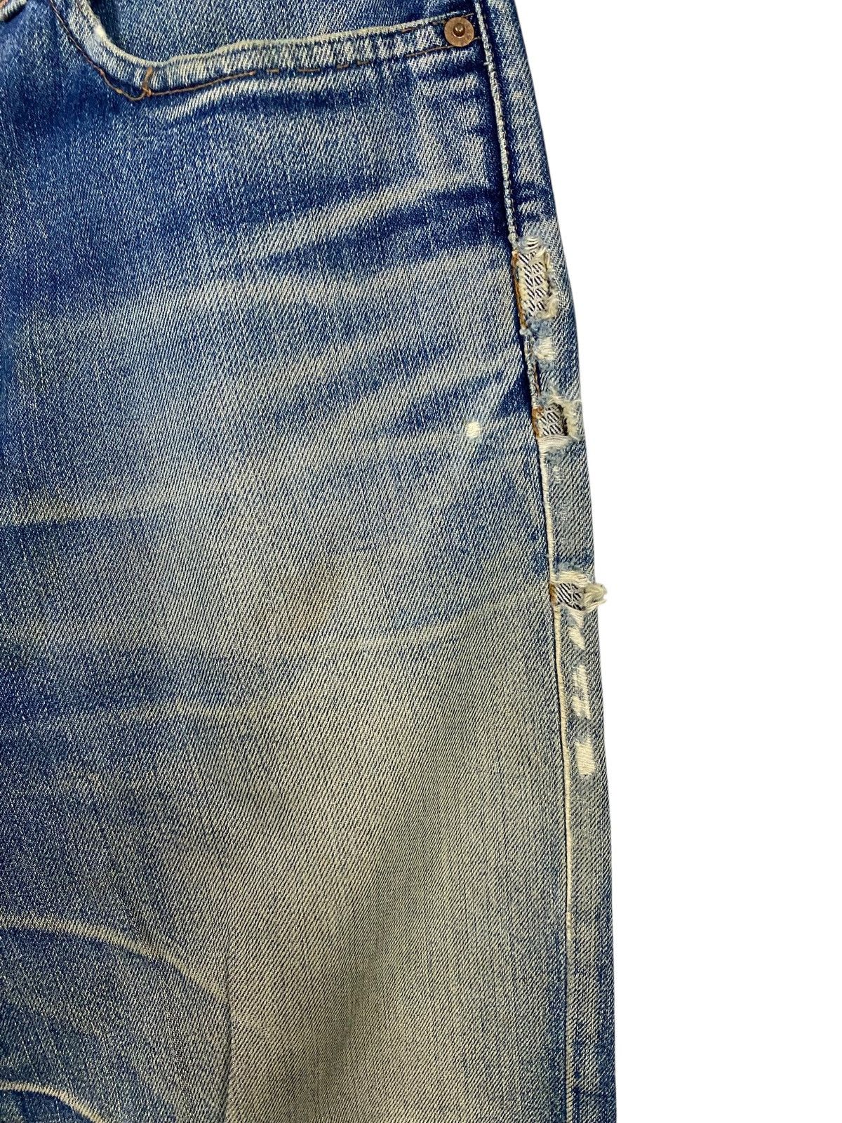HOLLYWOOD RANCH MARKET Vintage HR market denim distressed Size US 32 / EU 48 - 8 Thumbnail
