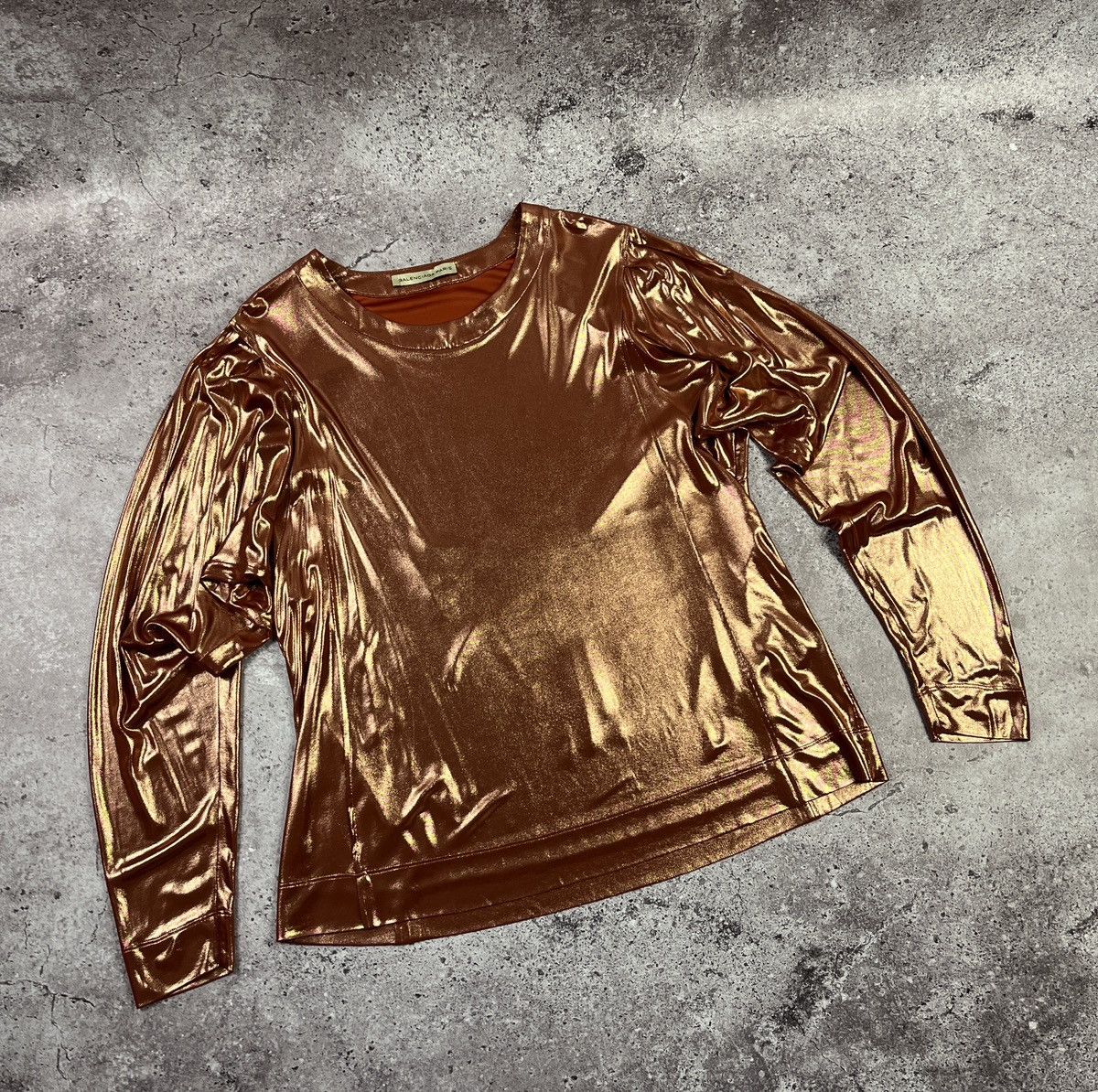 Balenciaga Balenciaga Paris Metallic Copper Top Size S / US 4 / IT 40 - 1 Thumbnail