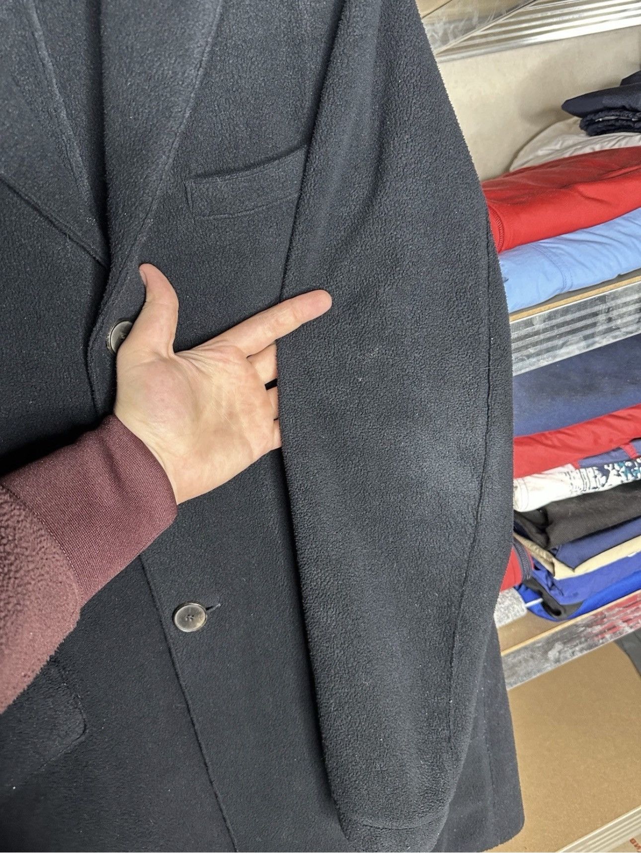 Harris Wharf London Harris Wharf London Luxury Fleece Wool Coat Size US M / EU 48-50 / 2 - 13 Thumbnail