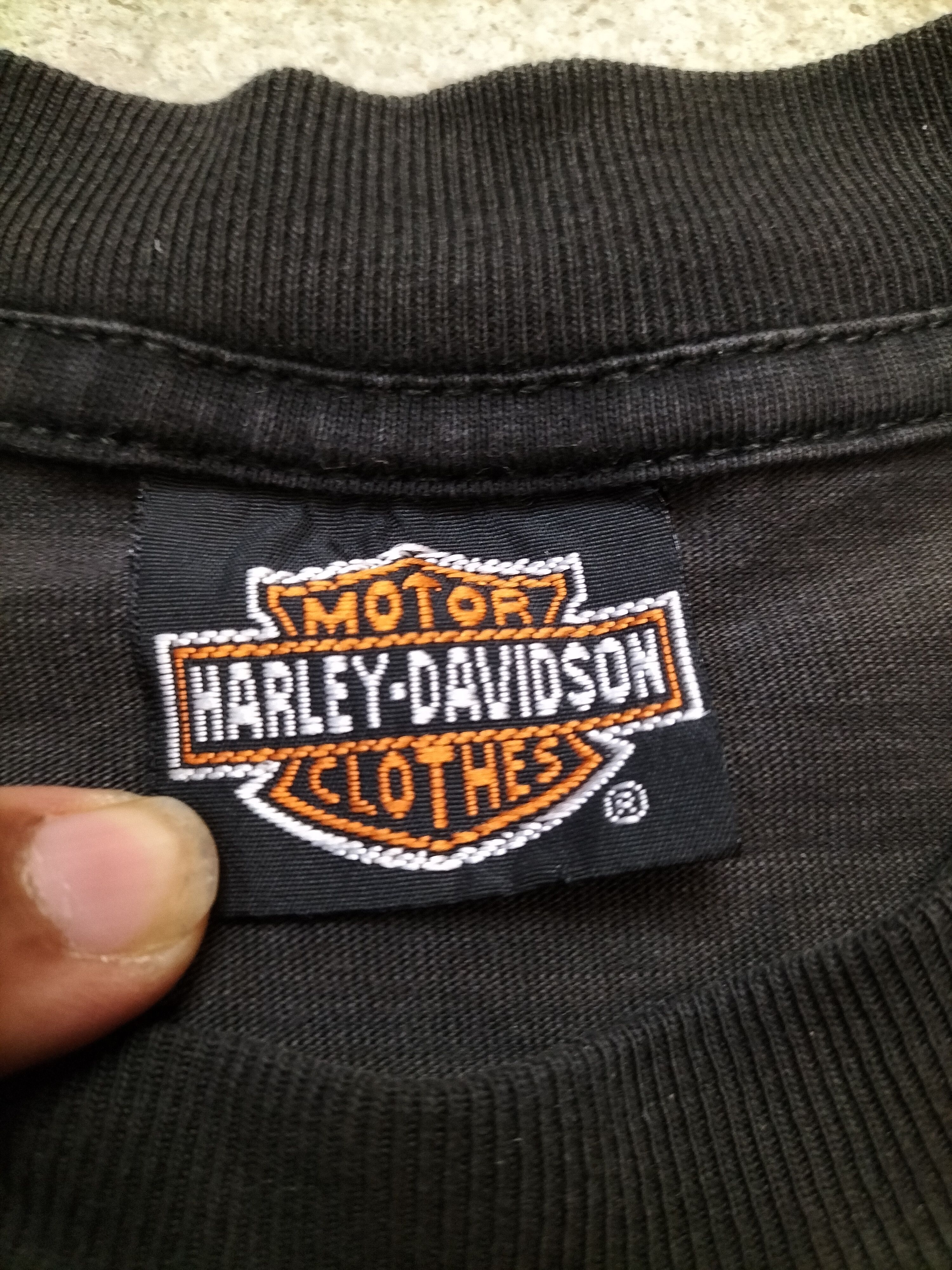 Harley Davidson Harley Davidson X Oakland Raiders Vintage Black Tee Size US L / EU 52-54 / 3 - 4 Thumbnail