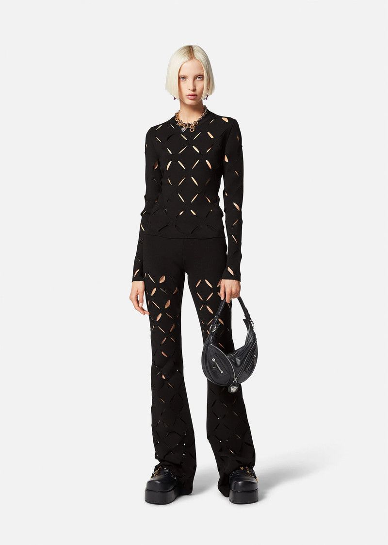 Versace o1y0226 Sweatpant in Black Size 27" / US 4 / IT 40 - 5 Thumbnail