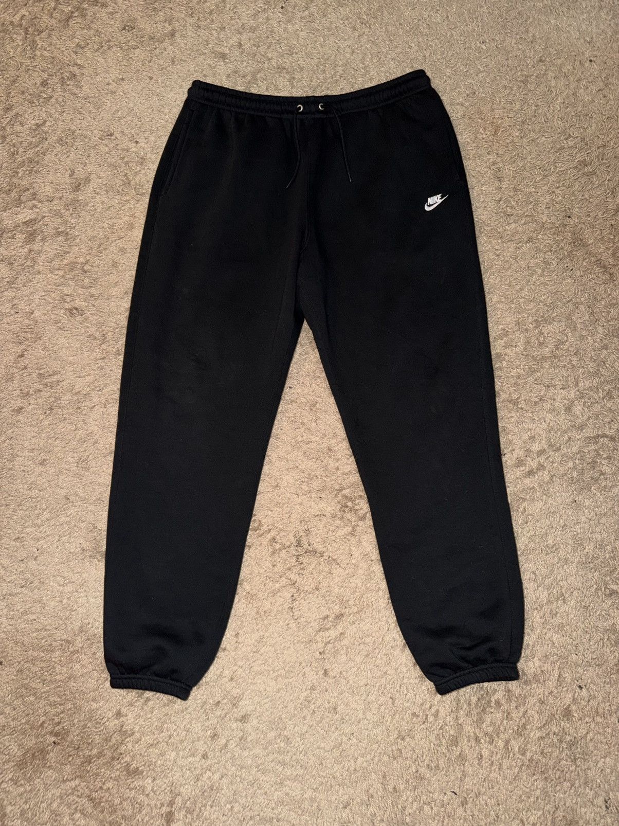 Nike Nike Club Sweatpants ‘Black’ Size US 34 / EU 50 - 1 Thumbnail