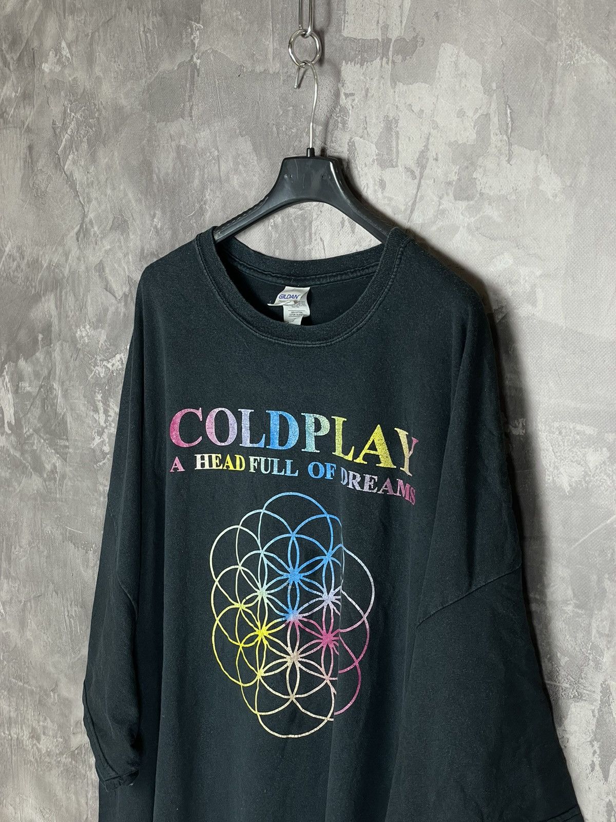 Band Tees × Vintage Vintage Y2K Coldplay Big Logo Oversized World Tour T Shirt Size US XXL / EU 58 / 5 - 7 Thumbnail