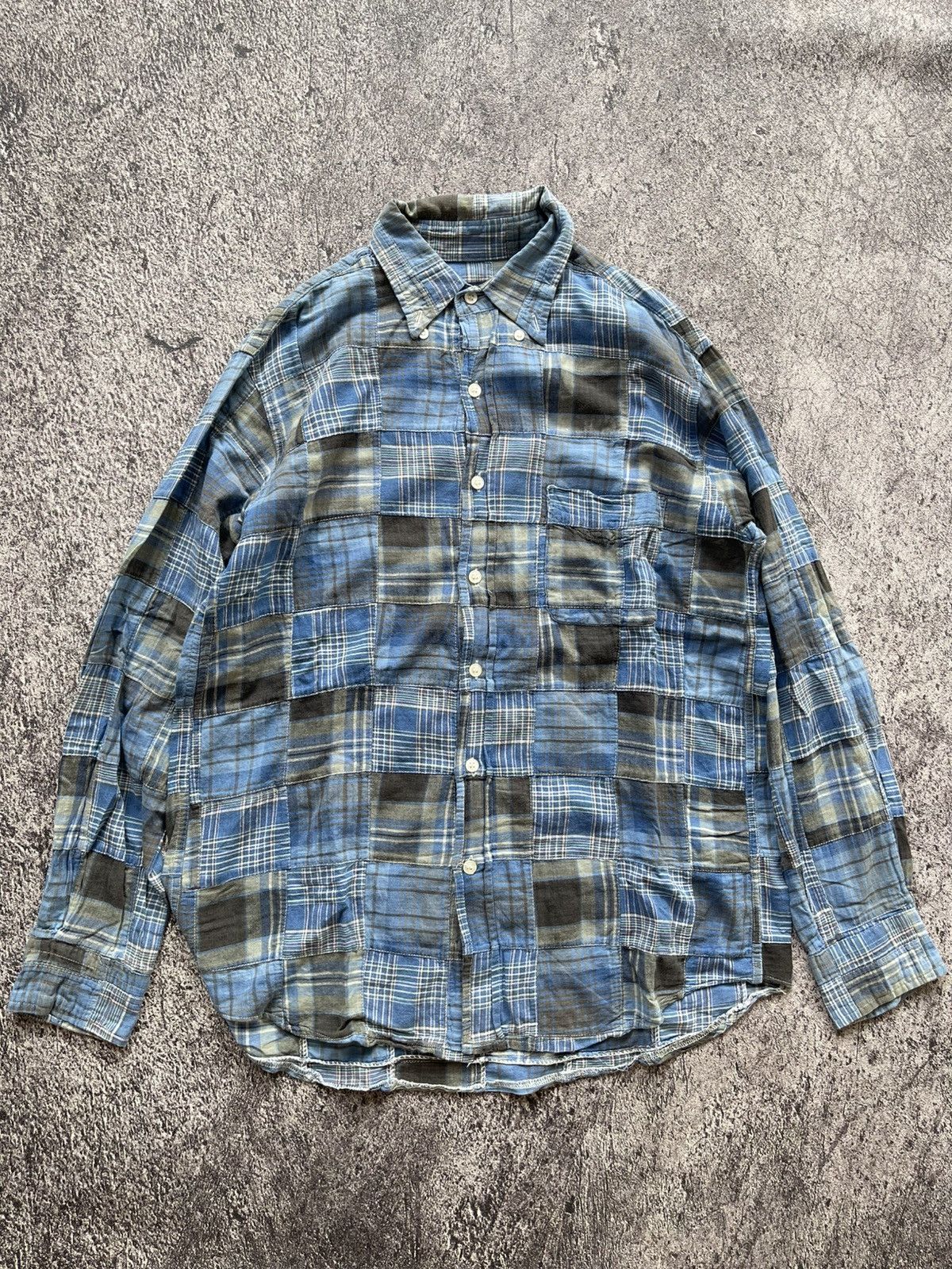 Japanese Brand Slapshot patcwork plaid Size US L / EU 52-54 / 3 - 1 Thumbnail