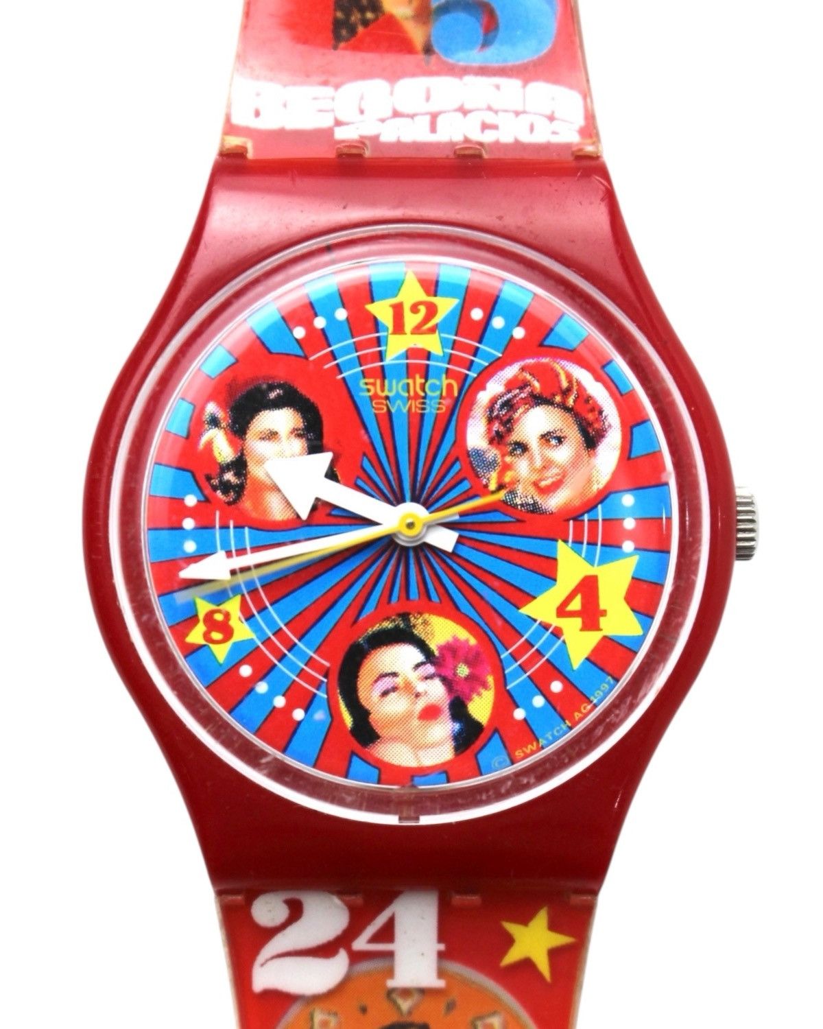 Hysteric Glamour 1998 SWATCH GENT LATINAS GR137 POP ART RED WATCH Size ONE SIZE - 1 Thumbnail