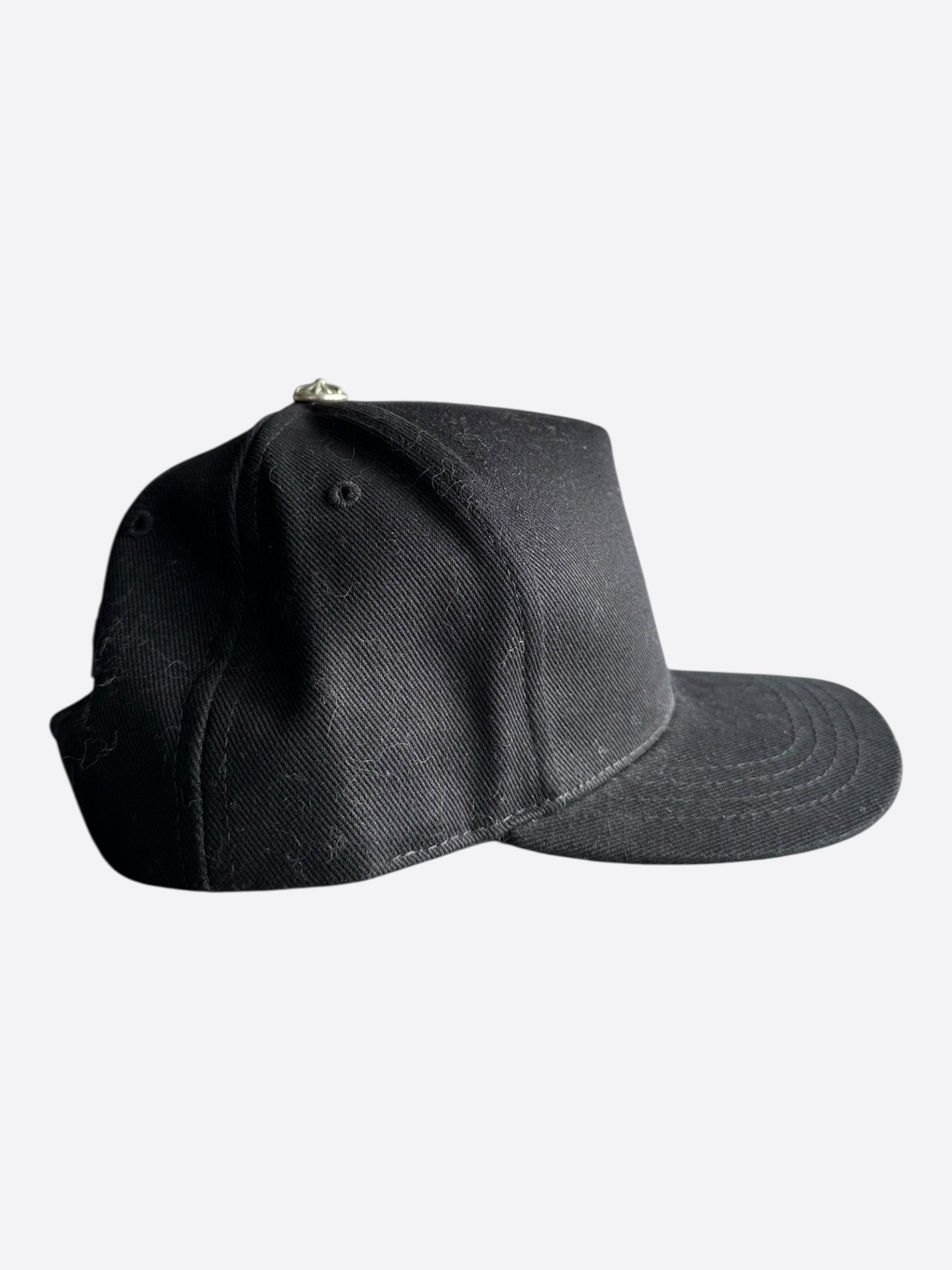 Chrome Hearts Chrome Hearts Black Embroidered Cross Logo Hat Size ONE SIZE - 2 Thumbnail
