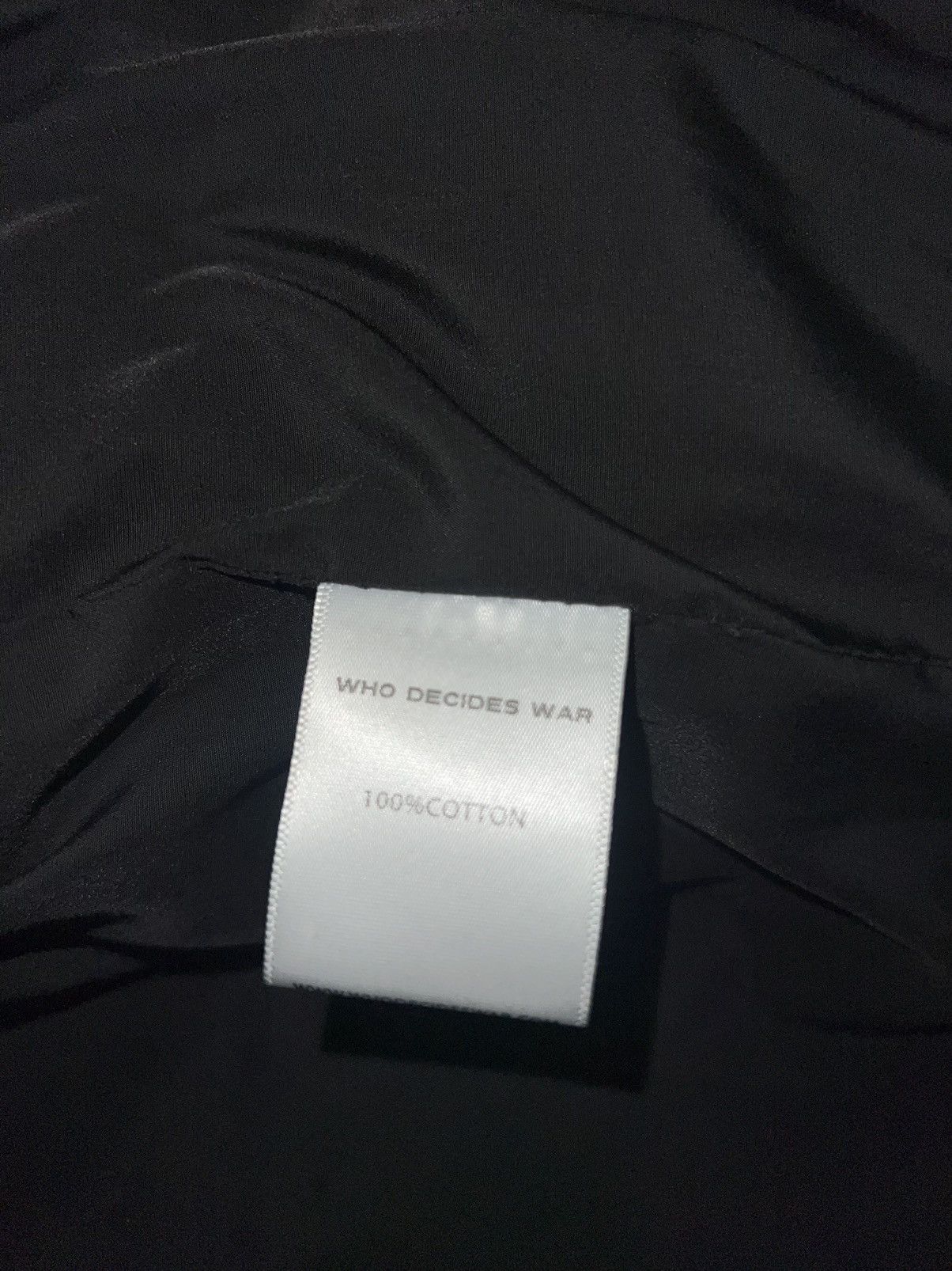 Who Decides War Who decides war bomber jacket Size US L / EU 52-54 / 3 - 7 Thumbnail