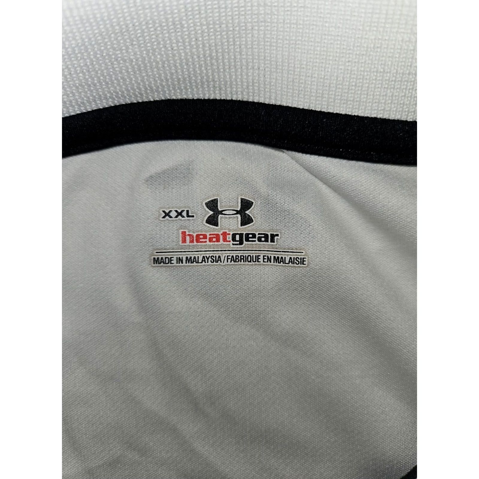 Under Armour Under Armour Polo Short Sleeve Men's XXL HeatGear White Casual Golf Polo Shirt Size US XXL / EU 58 / 5 - 5 Thumbnail
