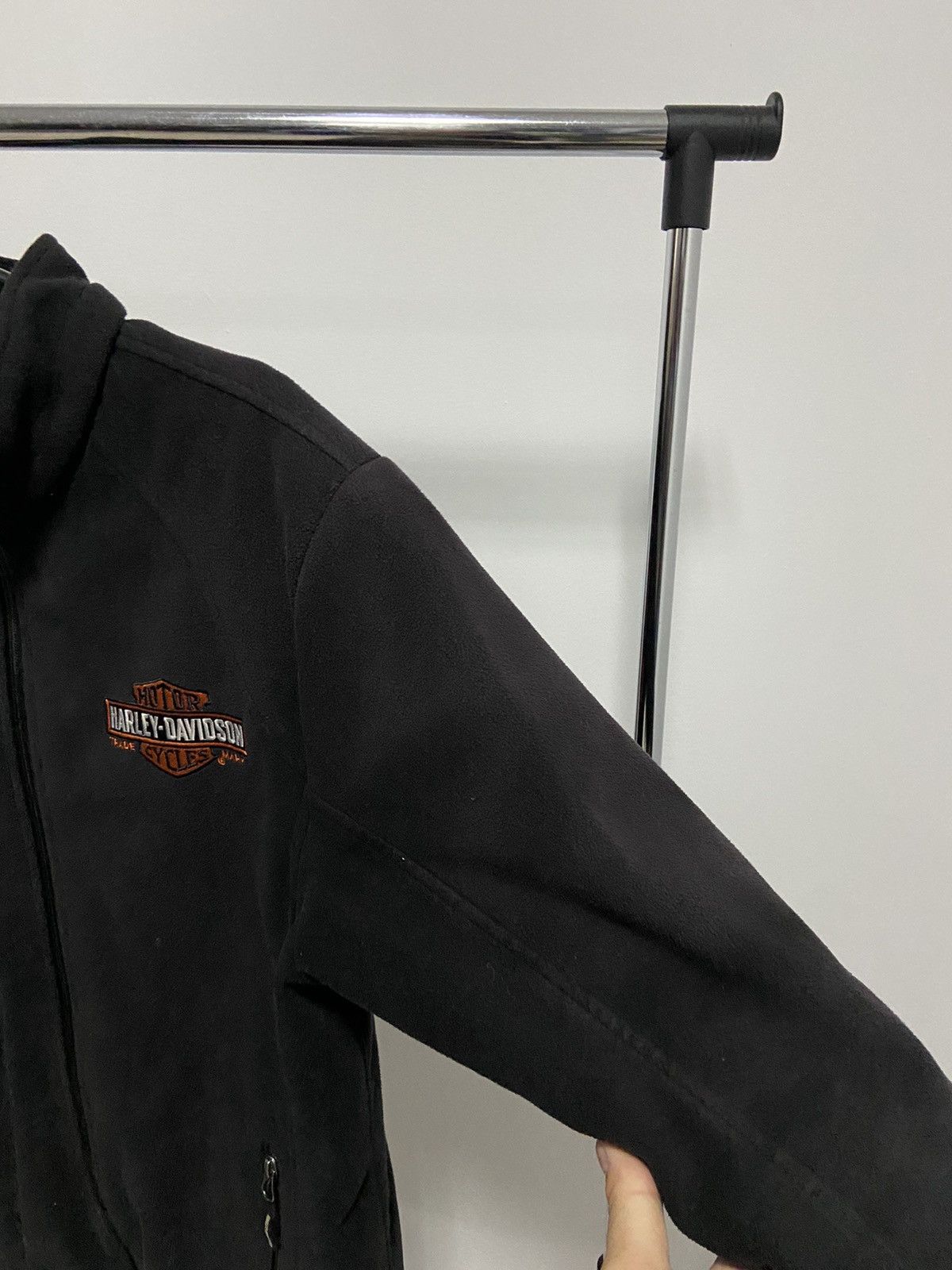 Harley Davidson × Vintage Harley Davidson Big logo reflective jacket vintage zip Size US S / EU 44-46 / 1 - 12 Thumbnail