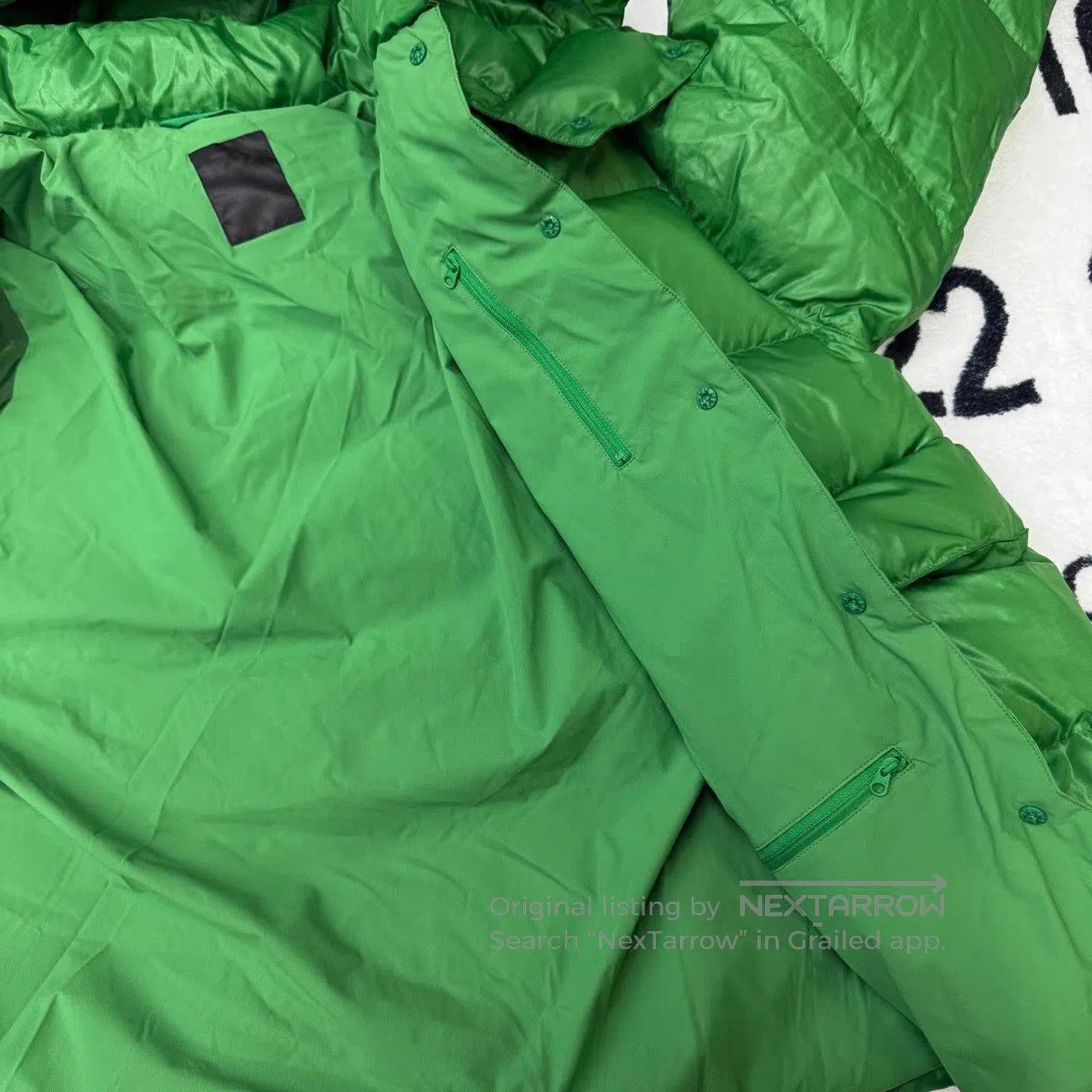 DAIWA Green Puffer Coat with Hood . Size US L / EU 52-54 / 3 - 6 Thumbnail