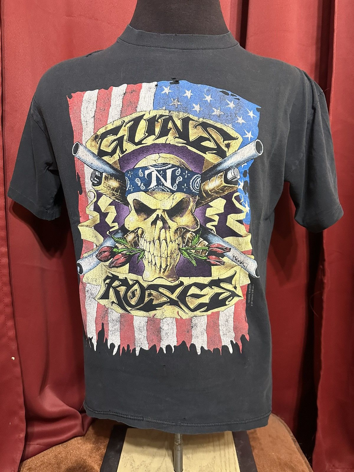 Band Tees × Guns N' Roses Vintage Guns N Roses Tshirt 90’s Concert Band Tee Grail Size US L / EU 52-54 / 3 - 1 Thumbnail