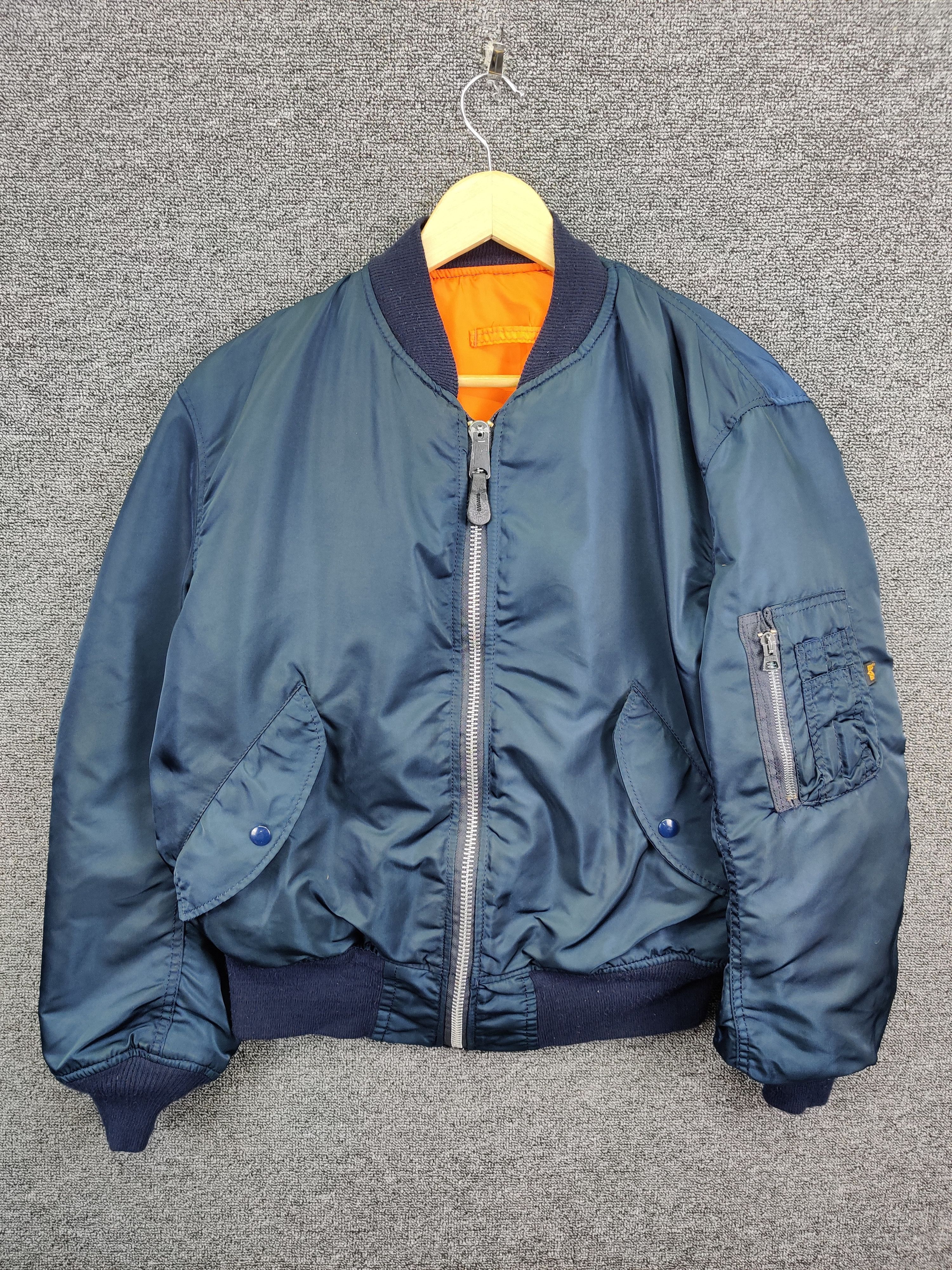 Alpha Industries Vintage Alpha Industries MA-1 Flight Bomber Jacket Size US M / EU 48-50 / 2 - 3 Thumbnail