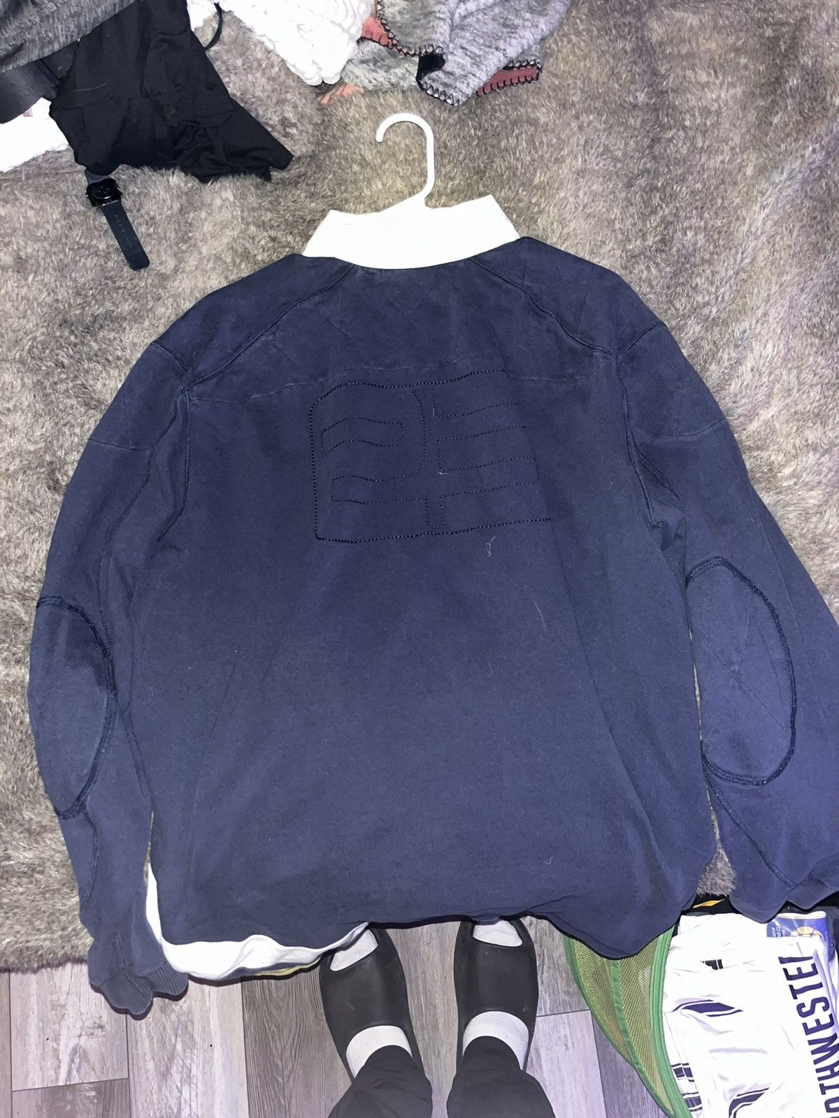 Jordan Brand Air Jordan Vintage Nike Rugby Shirt Mens XXL Size US XXL / EU 58 / 5 - 2 Thumbnail