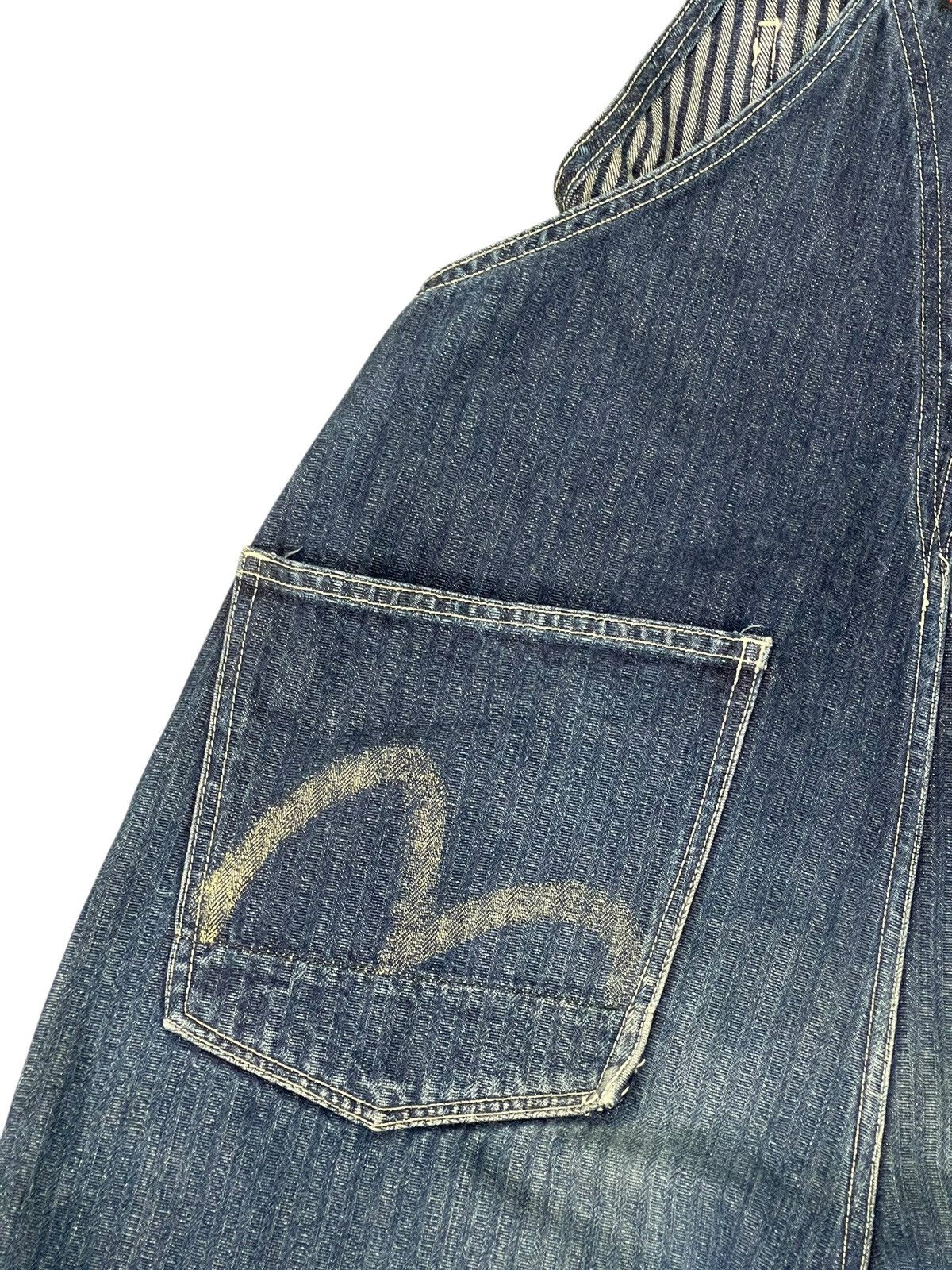 Evisu Rare Vtg 90s Evisu Overalls Denim Workwear 2🟦5 Size US 35 - 15 Thumbnail