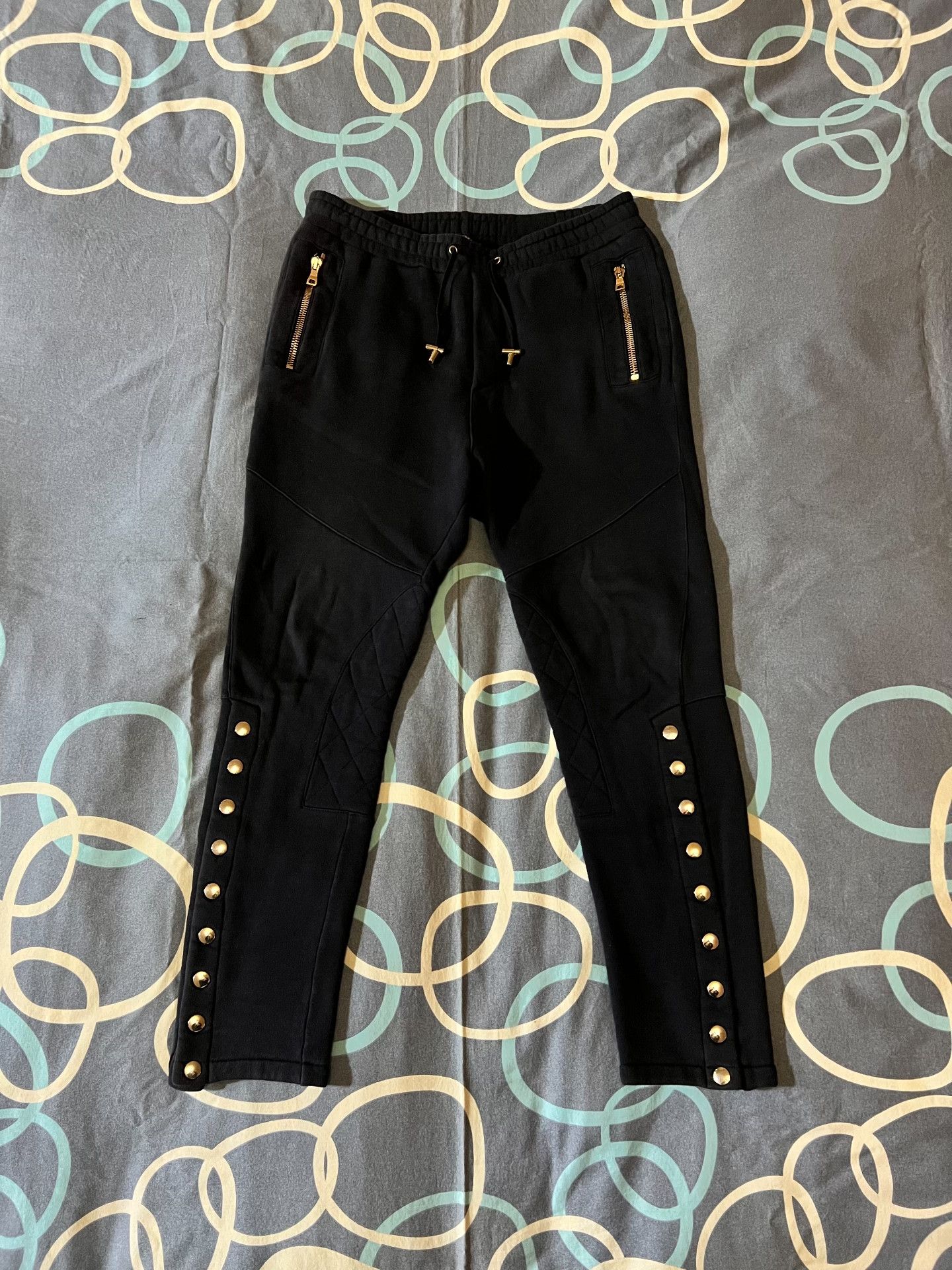Balmain Balmain Classic Gold Button Casual Pants Size US 32 / EU 48 - 1 Thumbnail