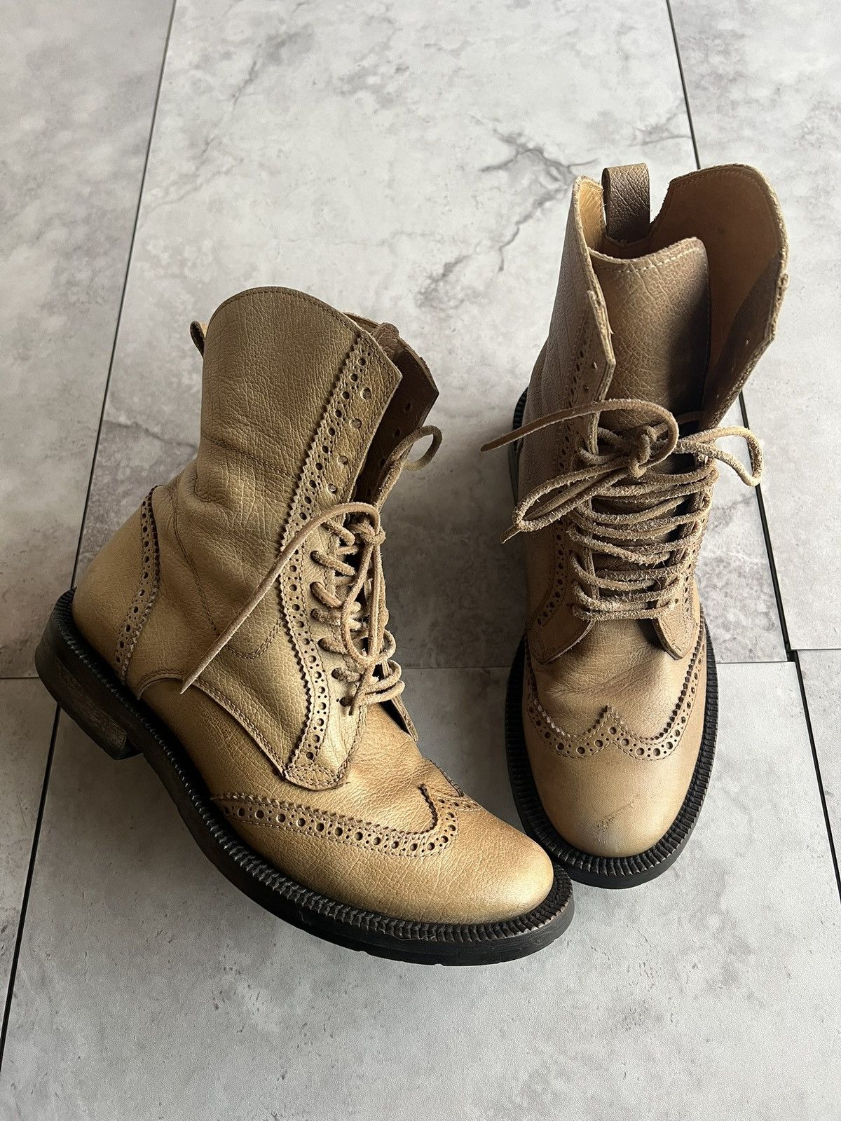 Alfredo Bannister Leather Lace Western Boots