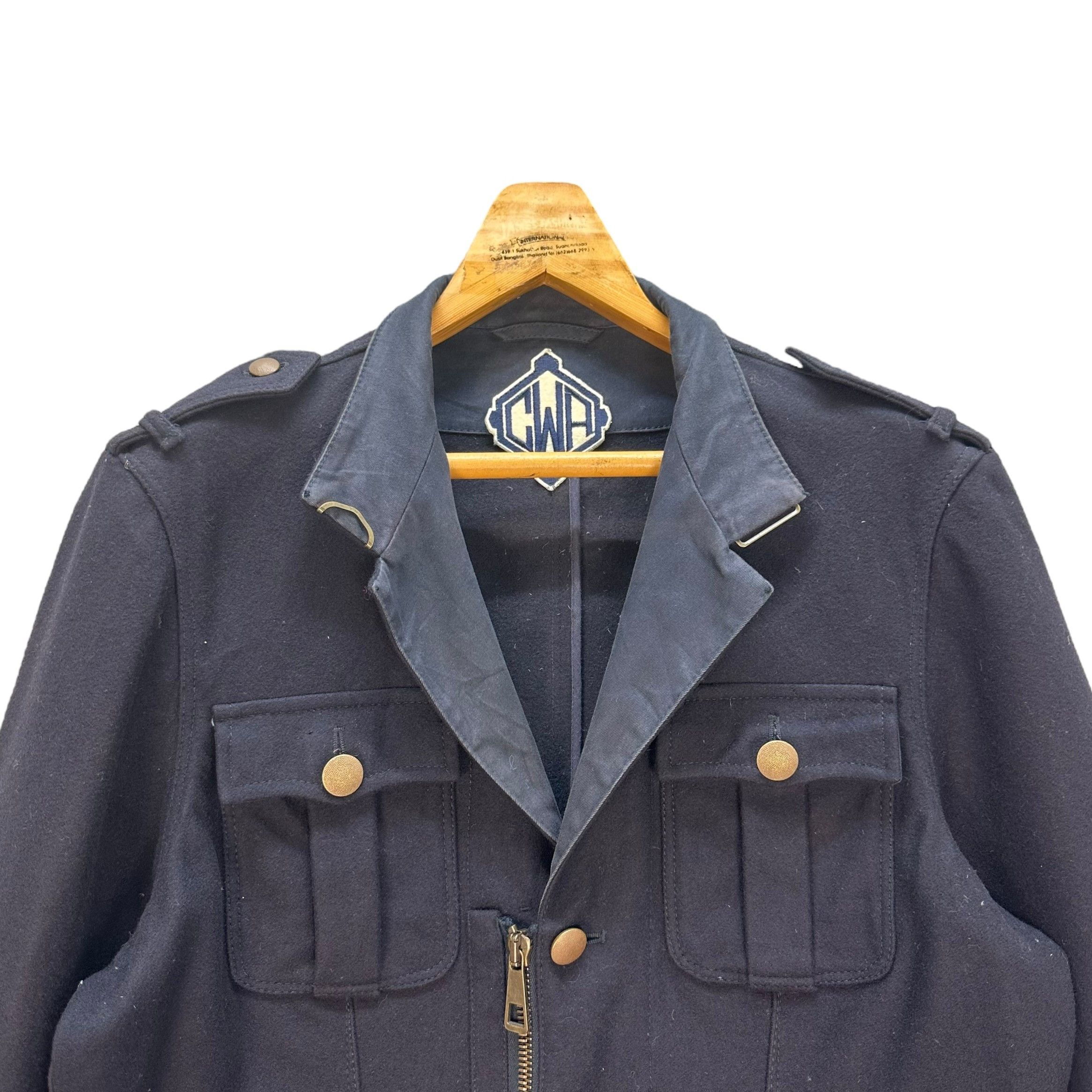 Japanese Brand CWA MADE IN ITALY LAMBSWOOL 4 POCKET JACKET #8732-023 Size US M / EU 48-50 / 2 - 2 Thumbnail