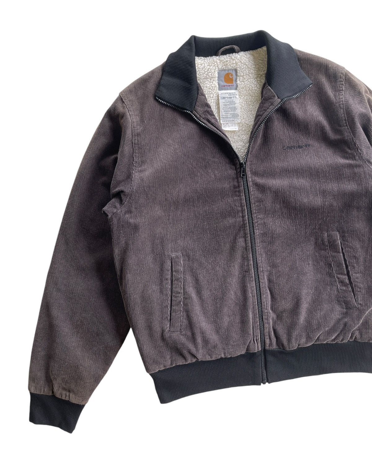 Carhartt Carhartt Wip Sherpa Lined Corduroy Blouson Jacket Size US L / EU 52-54 / 3 - 7 Thumbnail