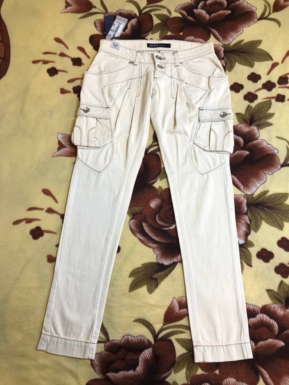 Miss Sixty Miss Sixty Zippered Pockets Straight Leg Jeans cargo Size 28" / US 6 / IT 42 - 15 Thumbnail