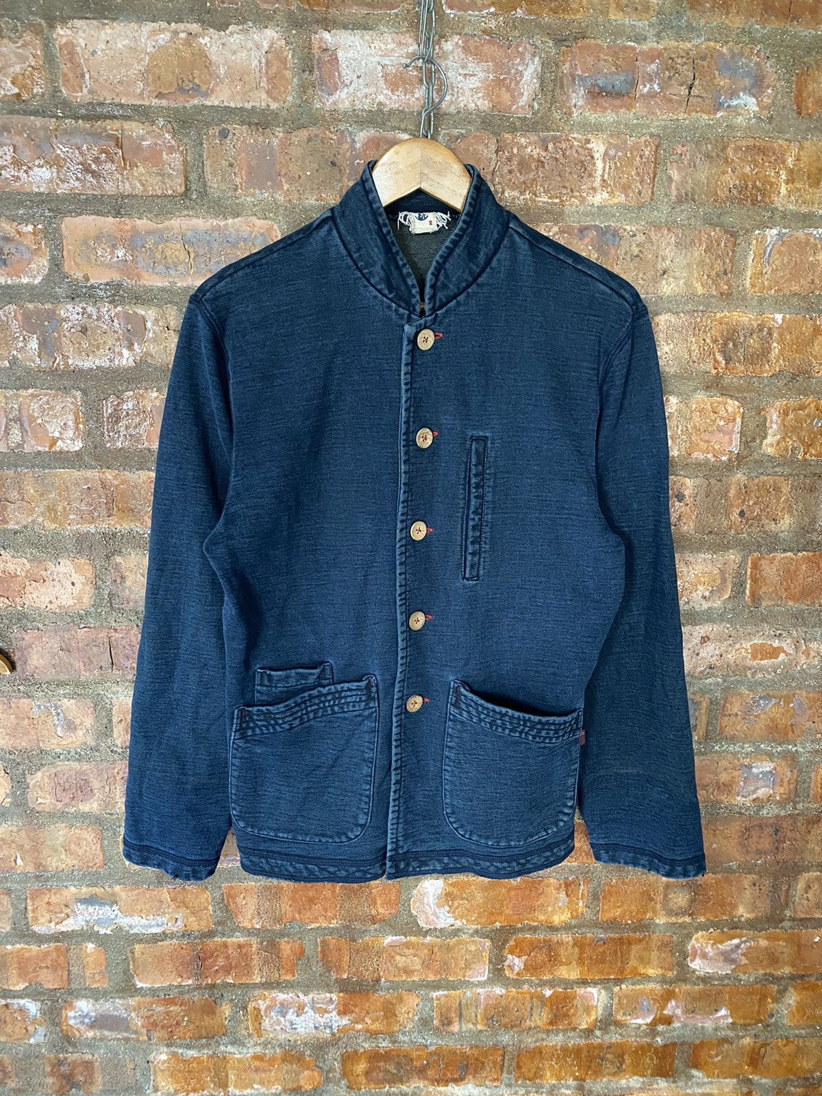 Eternal × Indigo × Japanese Brand 2000s Eternal Japan Indigo worker jacket Size US M / EU 48-50 / 2 - 2 Thumbnail