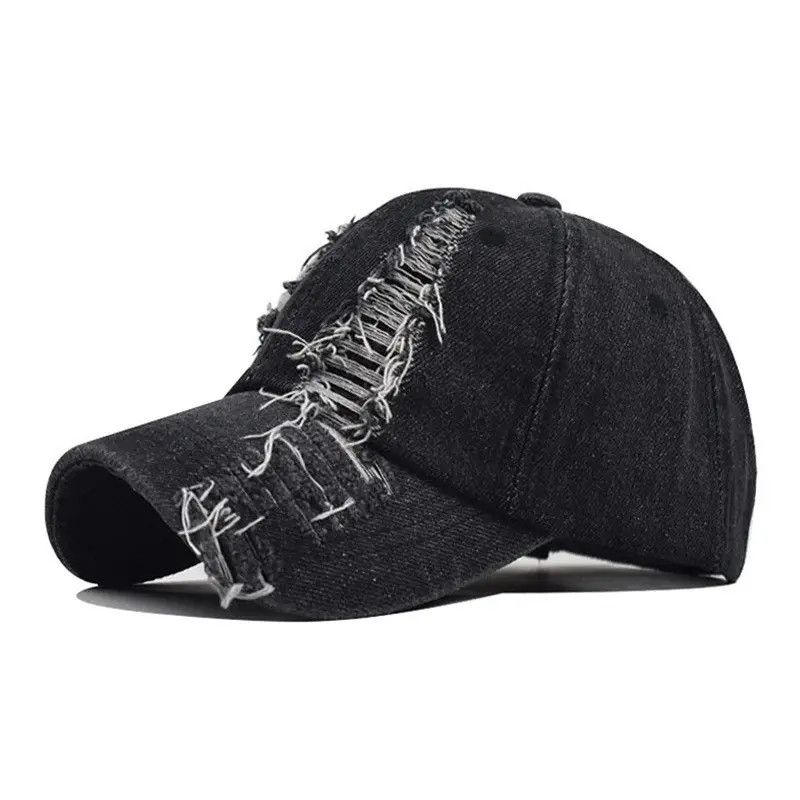 Japanese Brand Distressed Baseball Cap Washed y2k Size ONE SIZE - 1 Thumbnail