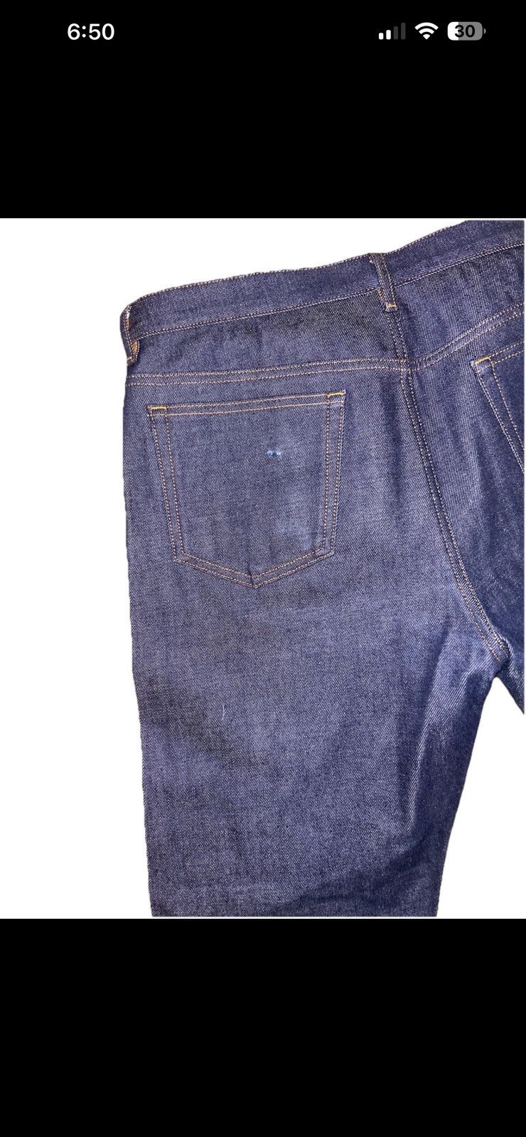 A.P.C. APC Men's Standard Size 33 Dark Wash Jeans Size US 33 - 4 Thumbnail