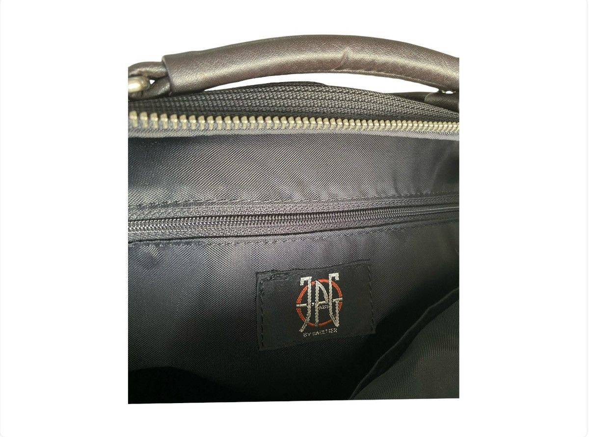 Jean Paul Gaultier Vintage Jean Paul Gaultier JPG Skull Brown Leather Handbag Size ONE SIZE - 9 Thumbnail