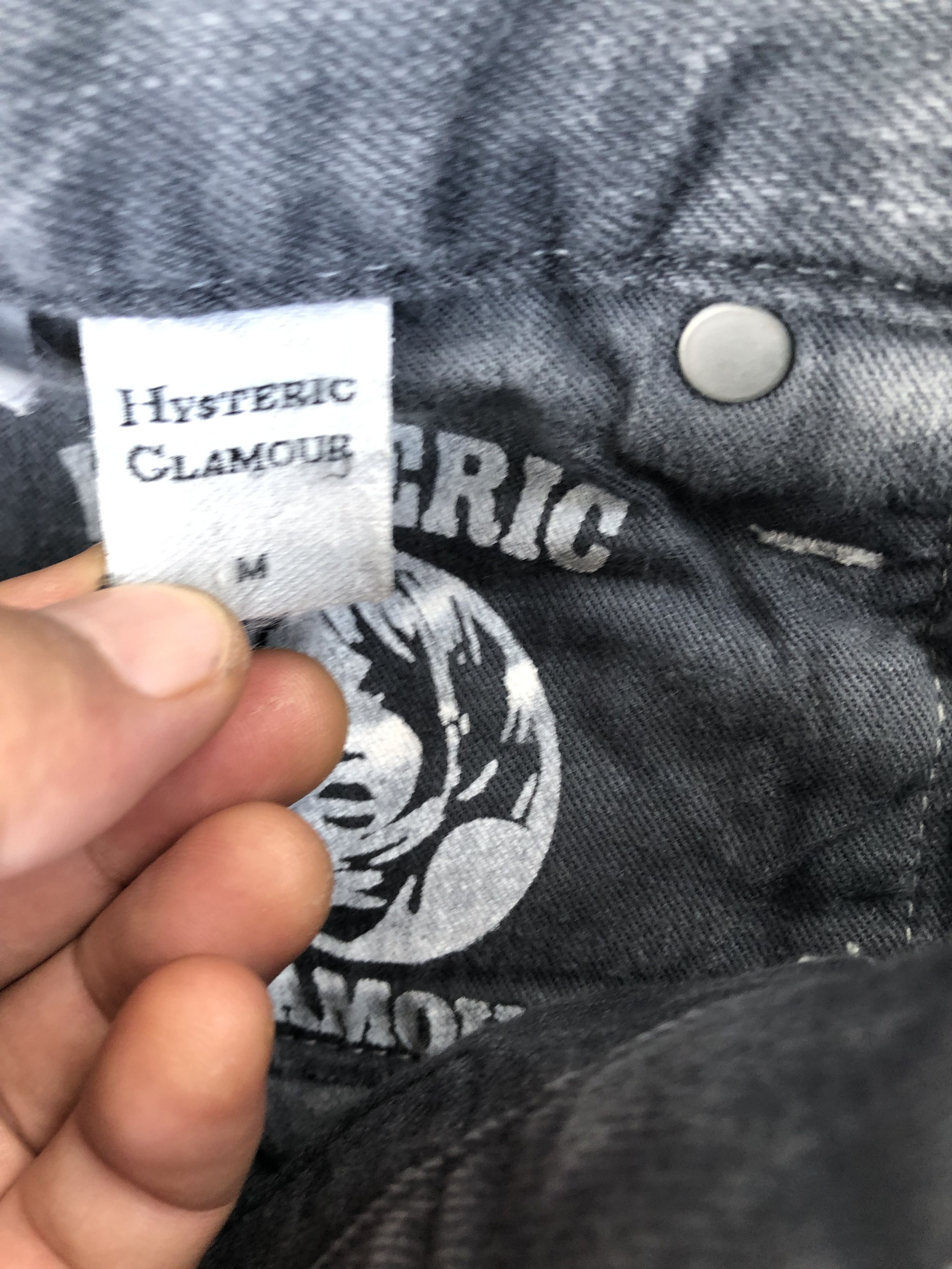 Hysteric Glamour Hysteric Glamour 00s Zip Pocket Washed Pants Black Grey Size US 30 / EU 46 - 8 Thumbnail