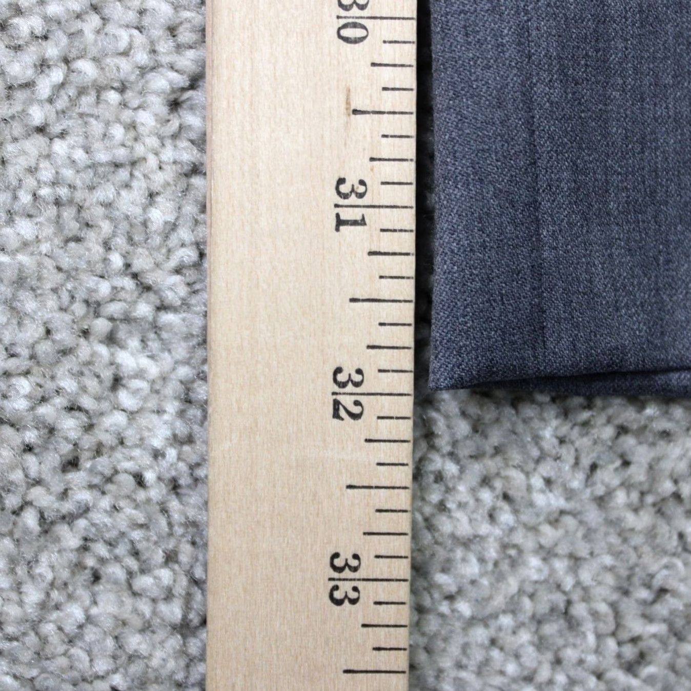 PT Torino PT Torino Dress Pants Mens 38x32 Gray Slim Fit Wool Flat Front Dress Pants Mens Regular Gray PT Torino Size US 38 / EU 54 - 3 Thumbnail