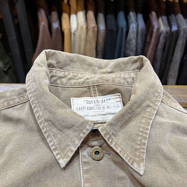 RRL Ralph Lauren RRL Ralph Lauren Splashing ink to make old jumpsuit Size US 32 / EU 48 - 5 Thumbnail