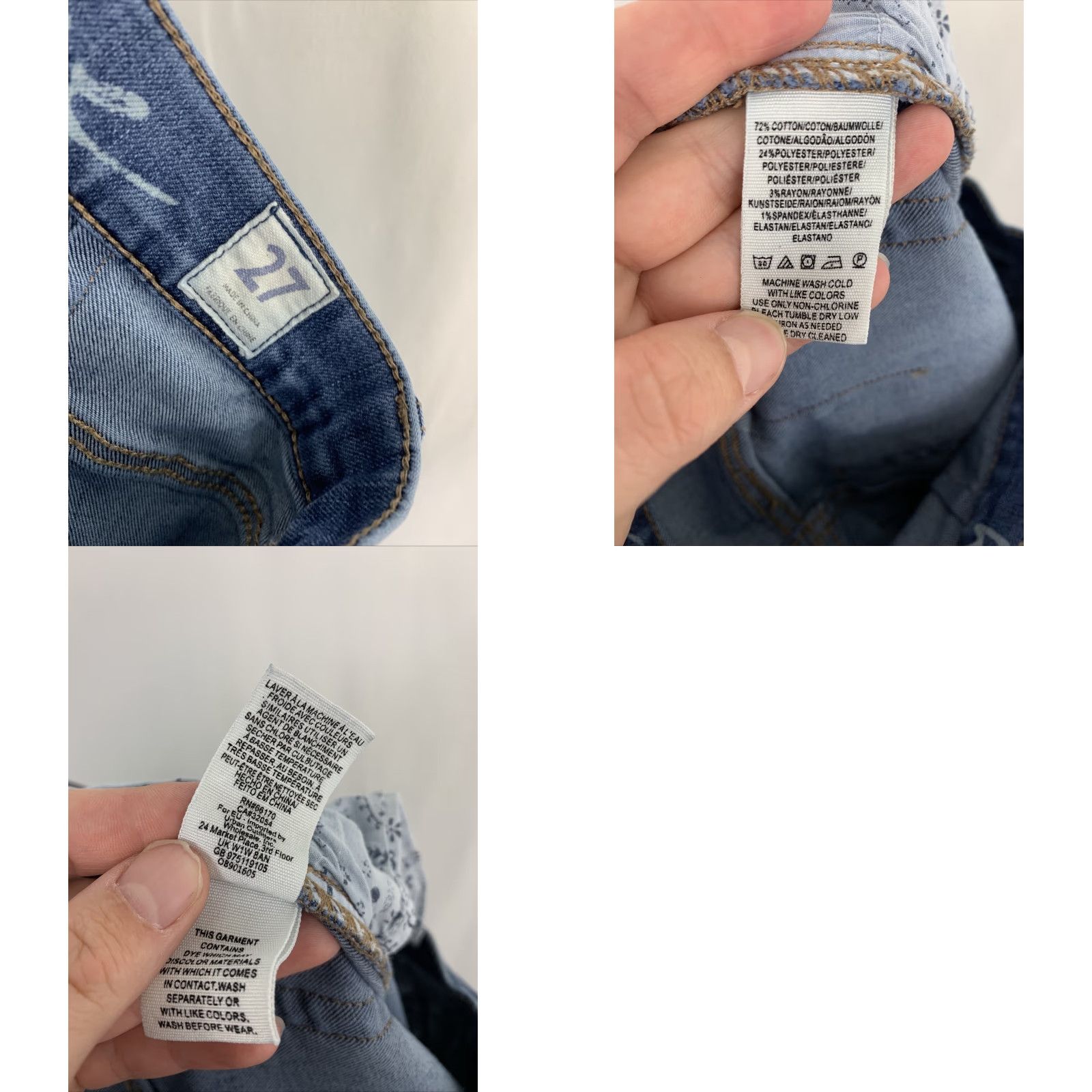 Free People Free People Womens Size 27 Blue Skinny Crop Jeans User: Free People Womens Size 27 Blue Skinny Crop Jeans Size 27" / US 4 / IT 40 - 9 Thumbnail