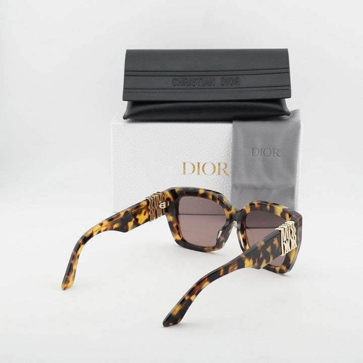 Dior Dior MISSDIOR S2F 26D0 Sunglasses Havana Square Frame Size ONE SIZE - 10 Thumbnail