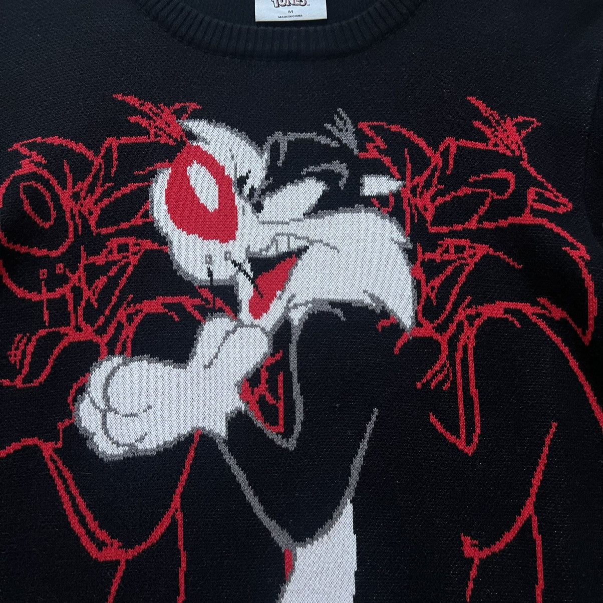 Cartoon Network Looney Tunes Evil Sylvester Sweater Size US M / EU 48-50 / 2 - 4 Thumbnail