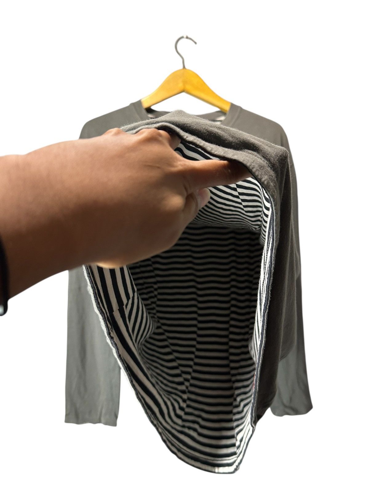 Levi's Vintage Clothing Levi Strauss & Co. SPIDER REVERSIBLE STRIPE LONG SLEEVE TEE Size US L / EU 52-54 / 3 - 5 Thumbnail