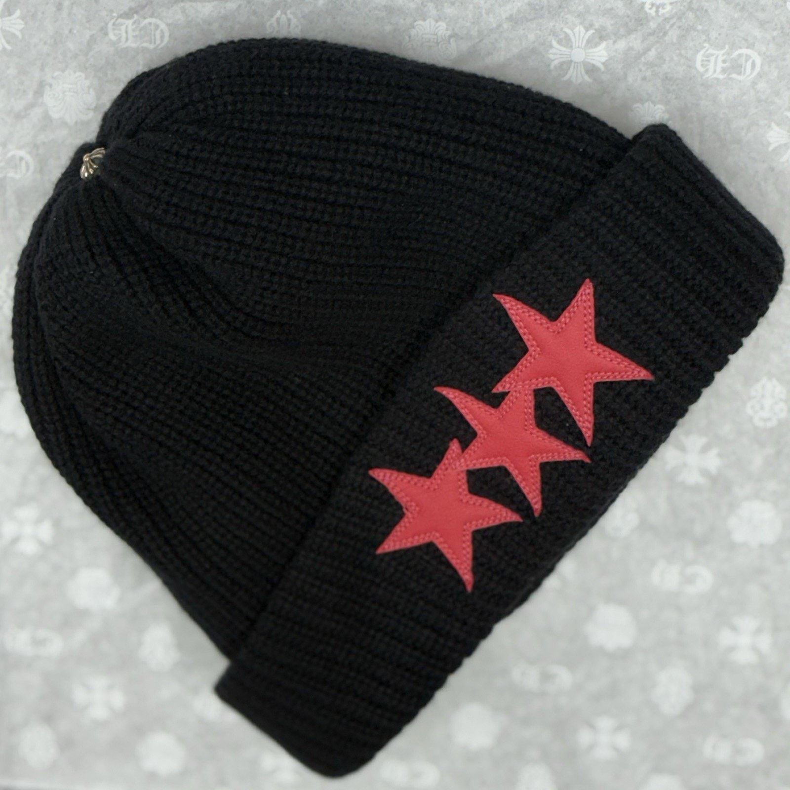 Chrome Hearts Chrome Hearts Triple Star Sludge Beanie | BRAND NEW! Size ONE SIZE - 2 Thumbnail