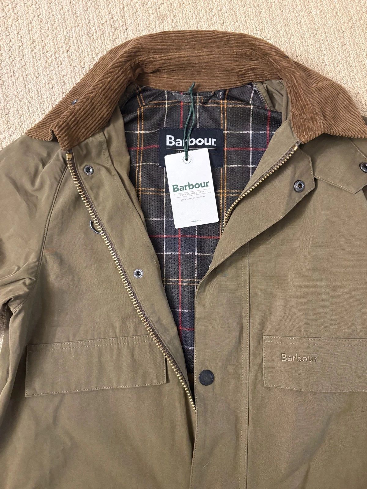 Barbour size 38 ~ Barbour Spey Casual Jacket Size US M / EU 48-50 / 2 - 5 Thumbnail