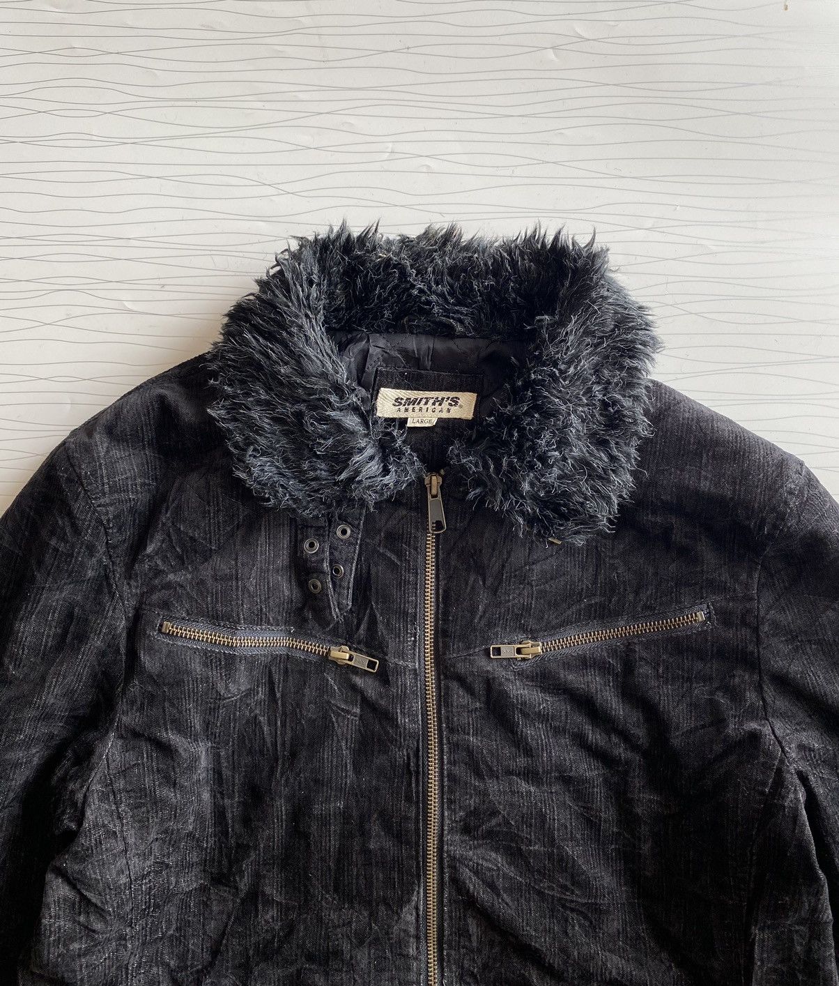 14th Addiction JAPANESE SMITH’S FUR JACKET MULTI ZIPPER GHOTIC PUNK Size US L / EU 52-54 / 3 - 3 Thumbnail