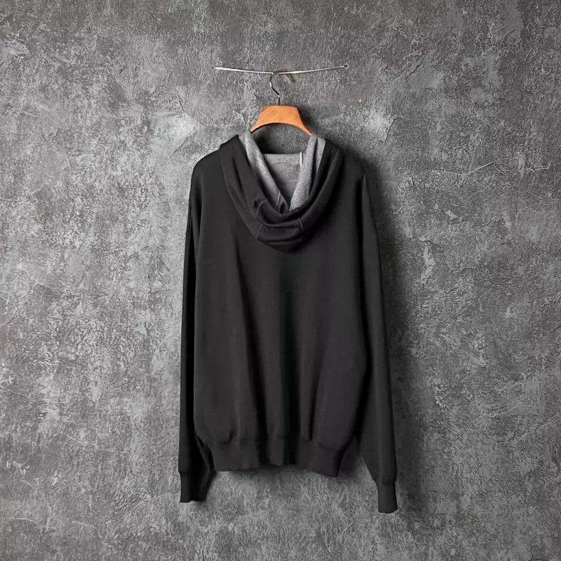 Versace Versace Color-blocked hooded knitted cardigan Size US L / EU 52-54 / 3 - 2 Thumbnail