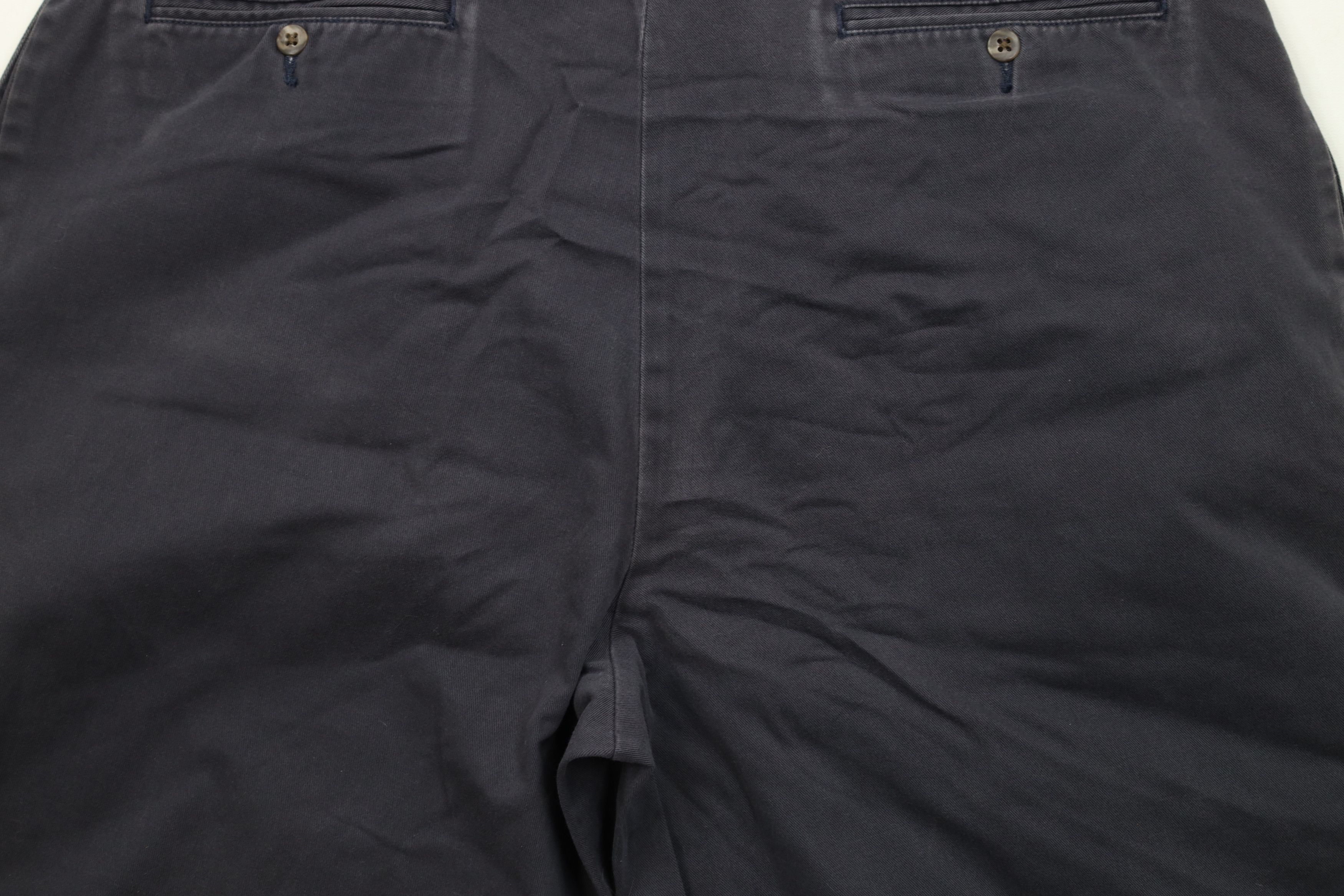 Ralph Lauren Vintage 90s Ralph Lauren Golf Chino Shorts Navy Blue Cotton Size US 36 / EU 52 - 12 Thumbnail