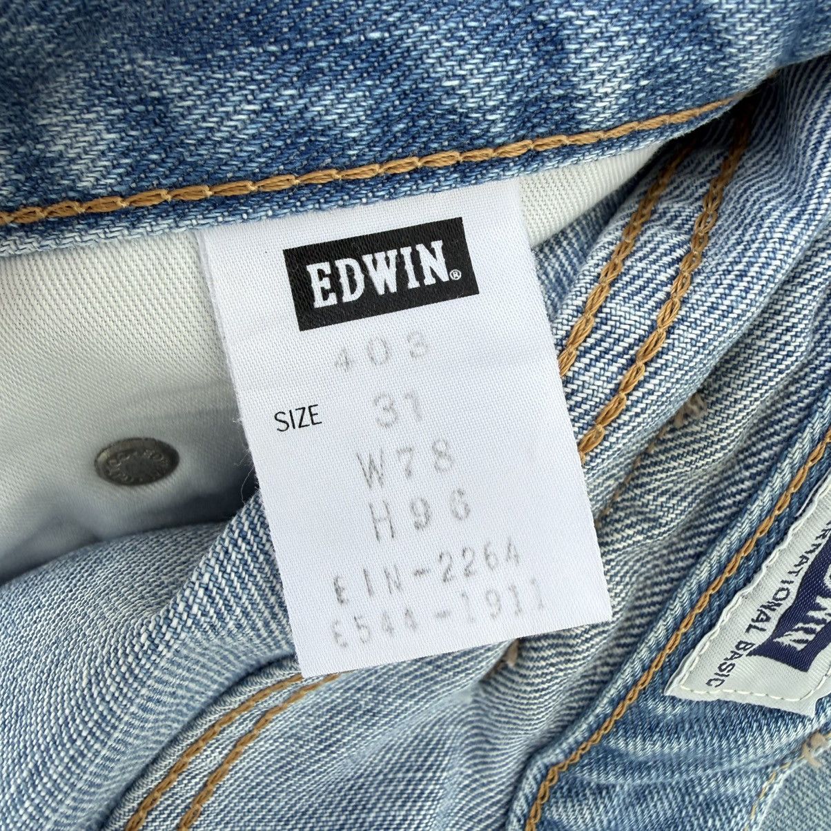 Edwin W32 Vintage Edwin 403 Faded Denim Jean Pants Size US 32 / EU 48 - 15 Thumbnail