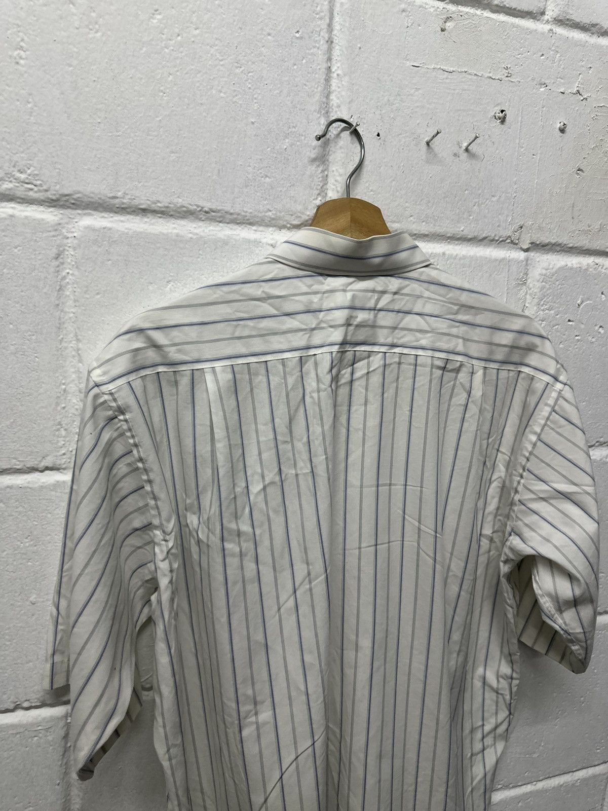 Issey Miyake 1990 - Issey Miyake Design Studio Vertical Stripe Shirt Size US XL / EU 56 / 4 - 17 Thumbnail