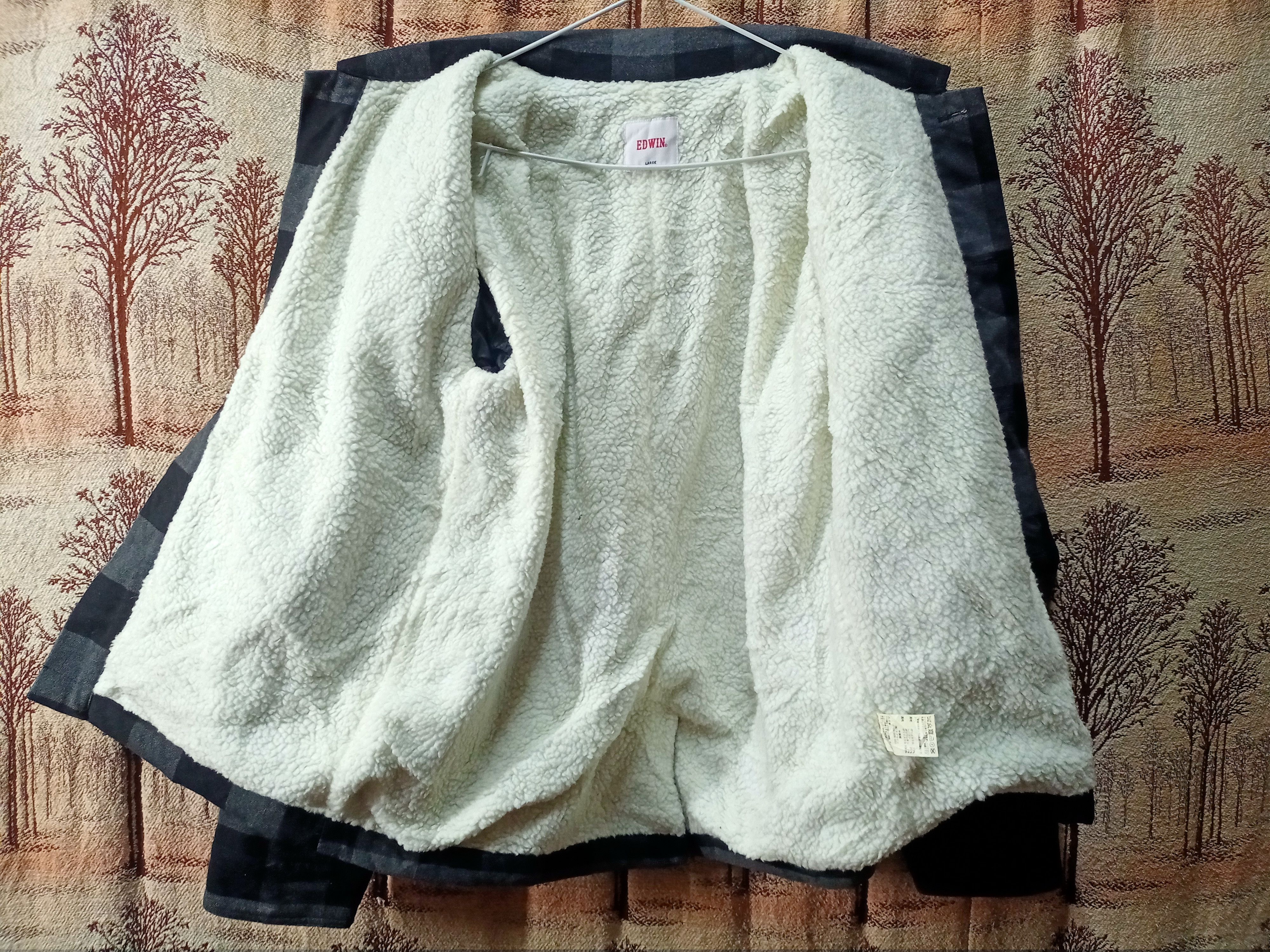 Edwin × Japanese Brand EDWIN FLANEL SHERPA BUTTON SHIRT Size US M / EU 48-50 / 2 - 7 Thumbnail